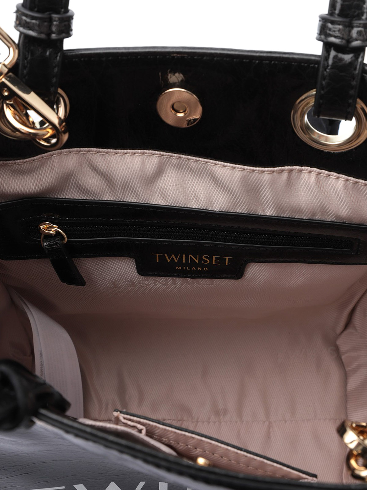 TWINSET: crossbody bags for woman - Black  Twinset crossbody bags  222TD8121 online on