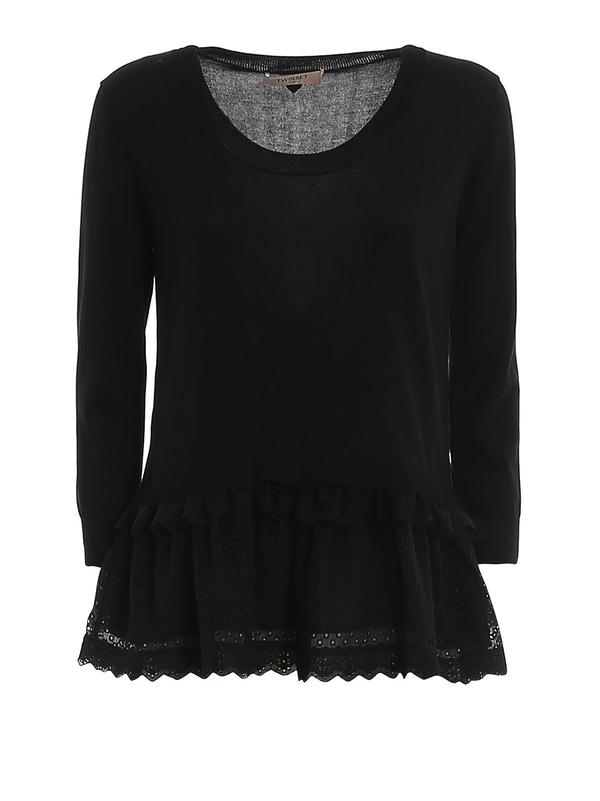 Broderie Anglaise Knit Jumper - Ready-to-Wear 1AB6WU
