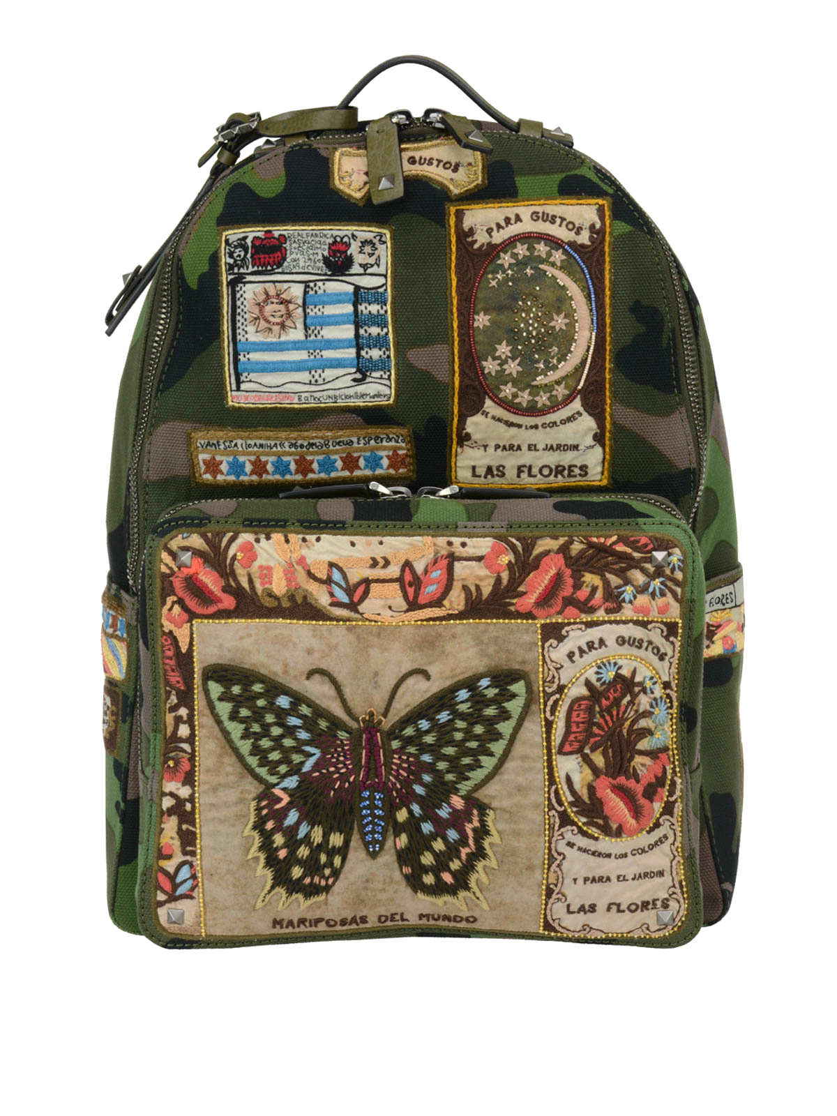 Backpacks Valentino Garavani - Camouflage patchwork backpack -  MY2B0340CULY20