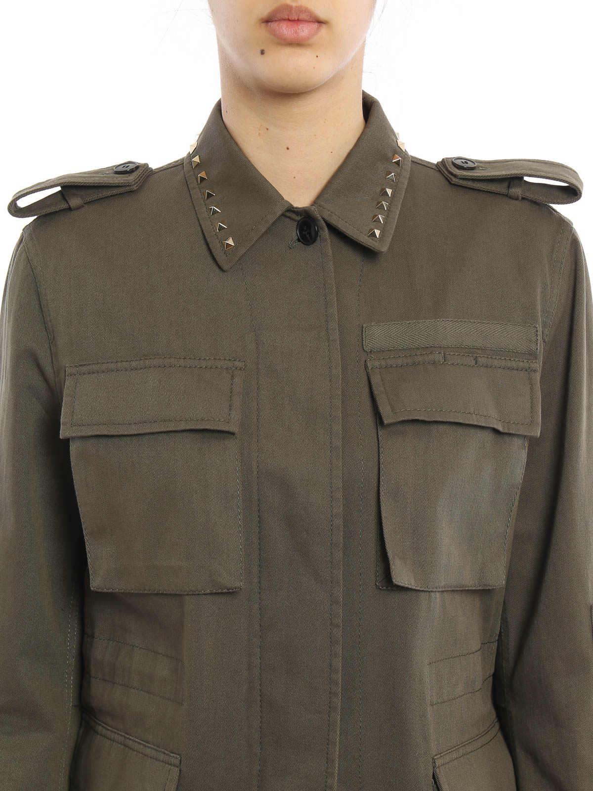 Valentino Garavani 03. Rockstud Untitled field jacket