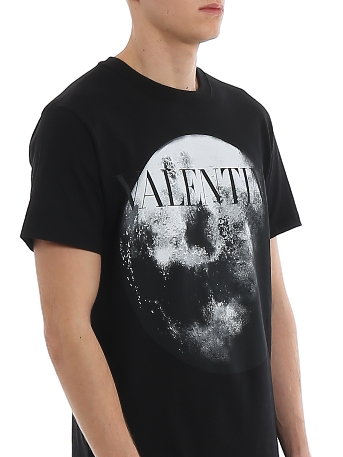 T-shirts Valentino - Moon print T-shirt TV3MG05C61414E
