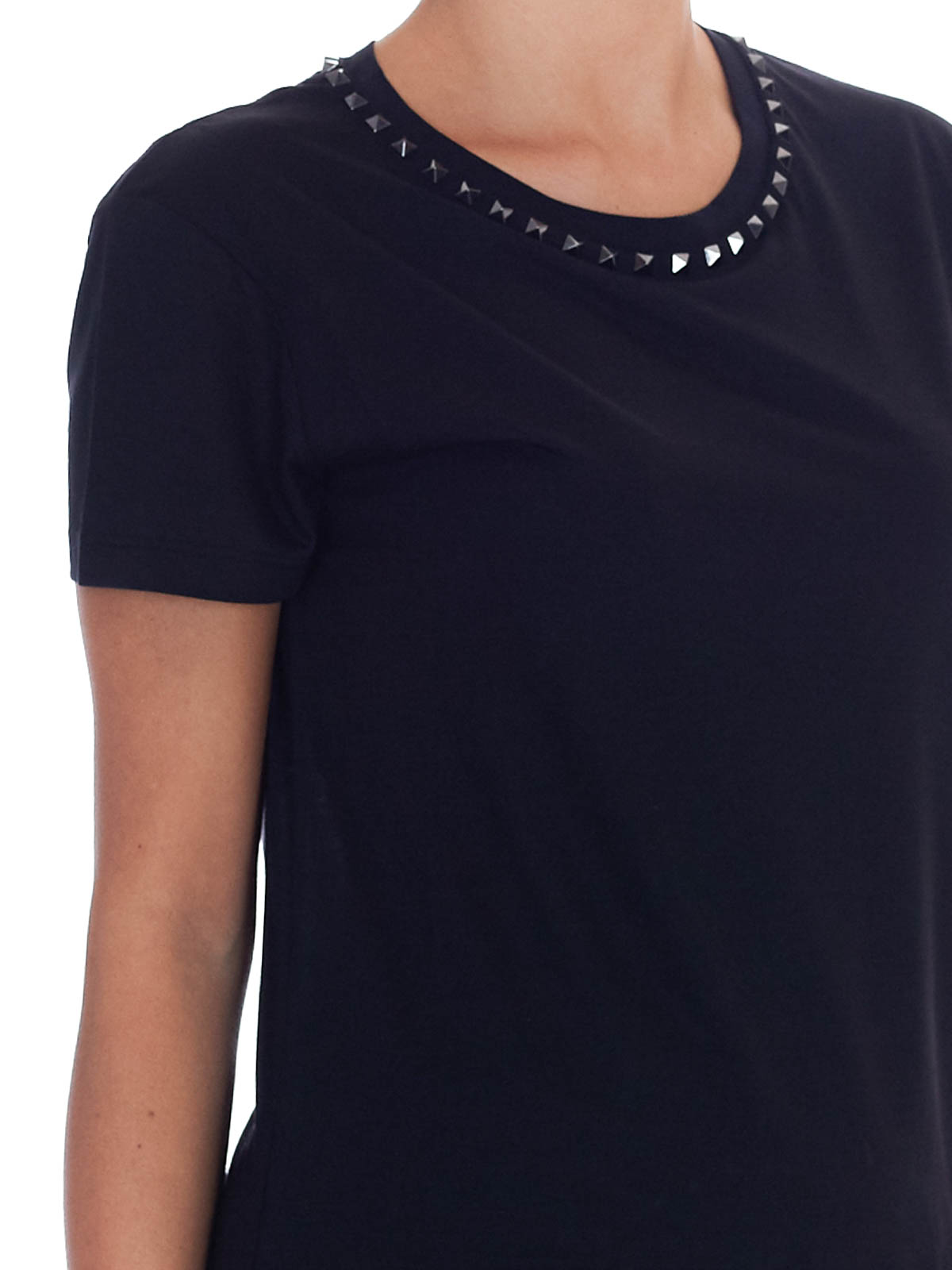 Valentino Garavani Tシャツ Rockstud Untitled - 黒