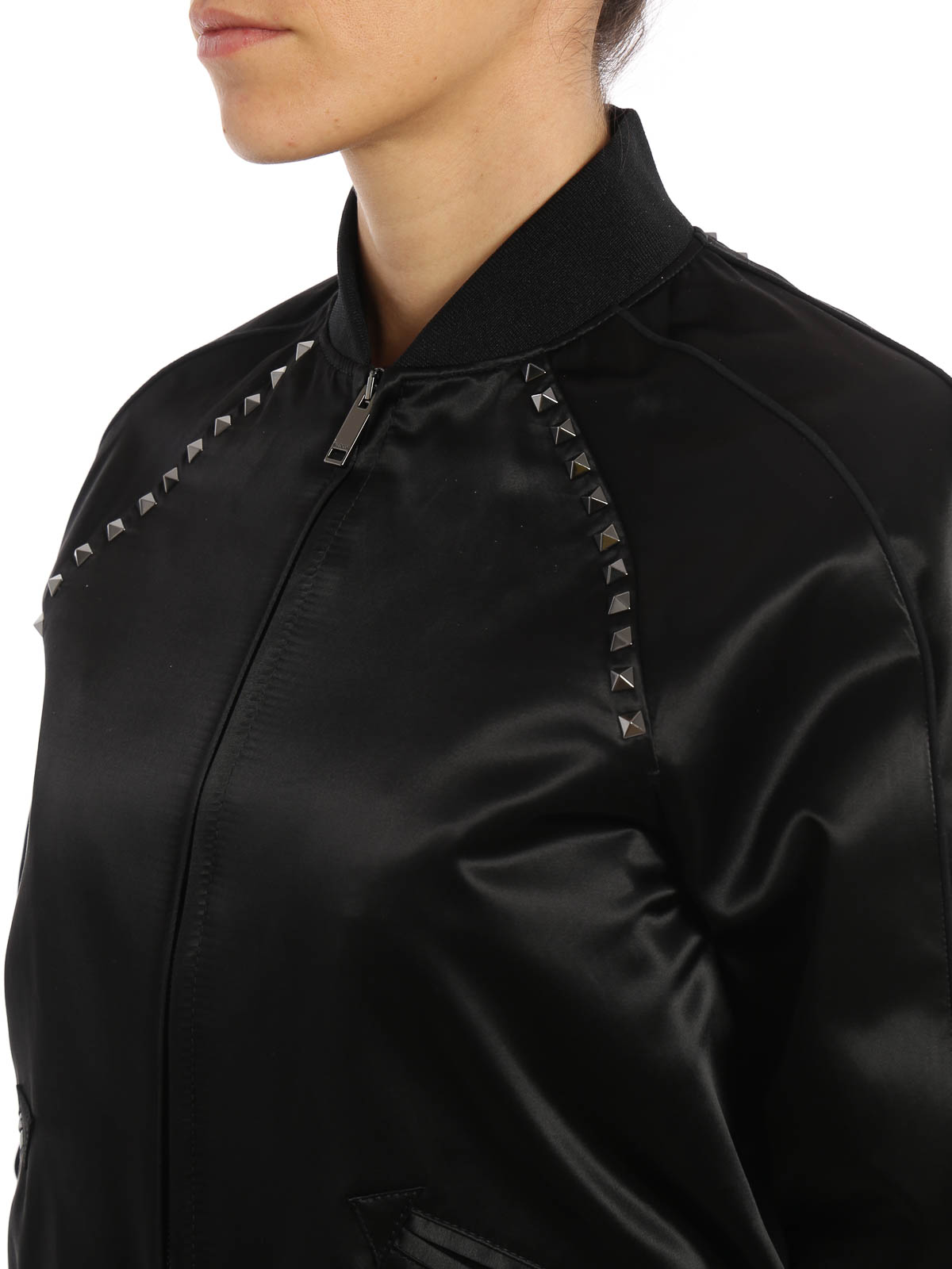 Valentino Garavani ボンバージャケット Untitled 14. - 黒