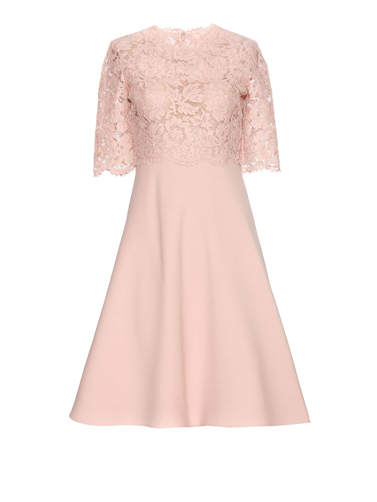 Valentino Garavani Heavy lace and crepe couture dress|KB3VA6051ECCJ7