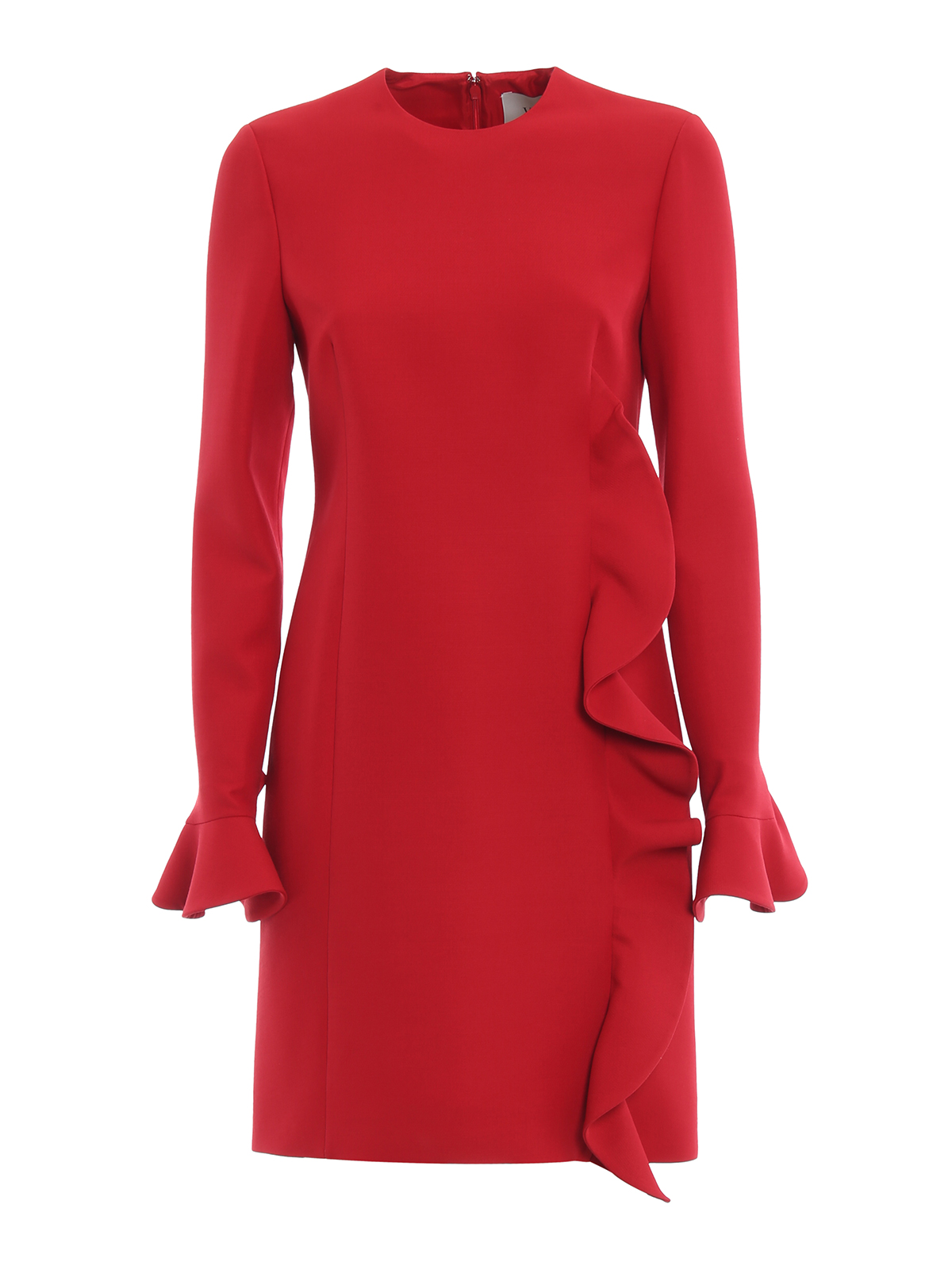 Kommunikationsnetværk grundigt omvendt Cocktail dresses Valentino - Red Crepe Couture frilled dress -  QB2VAIR51CF157