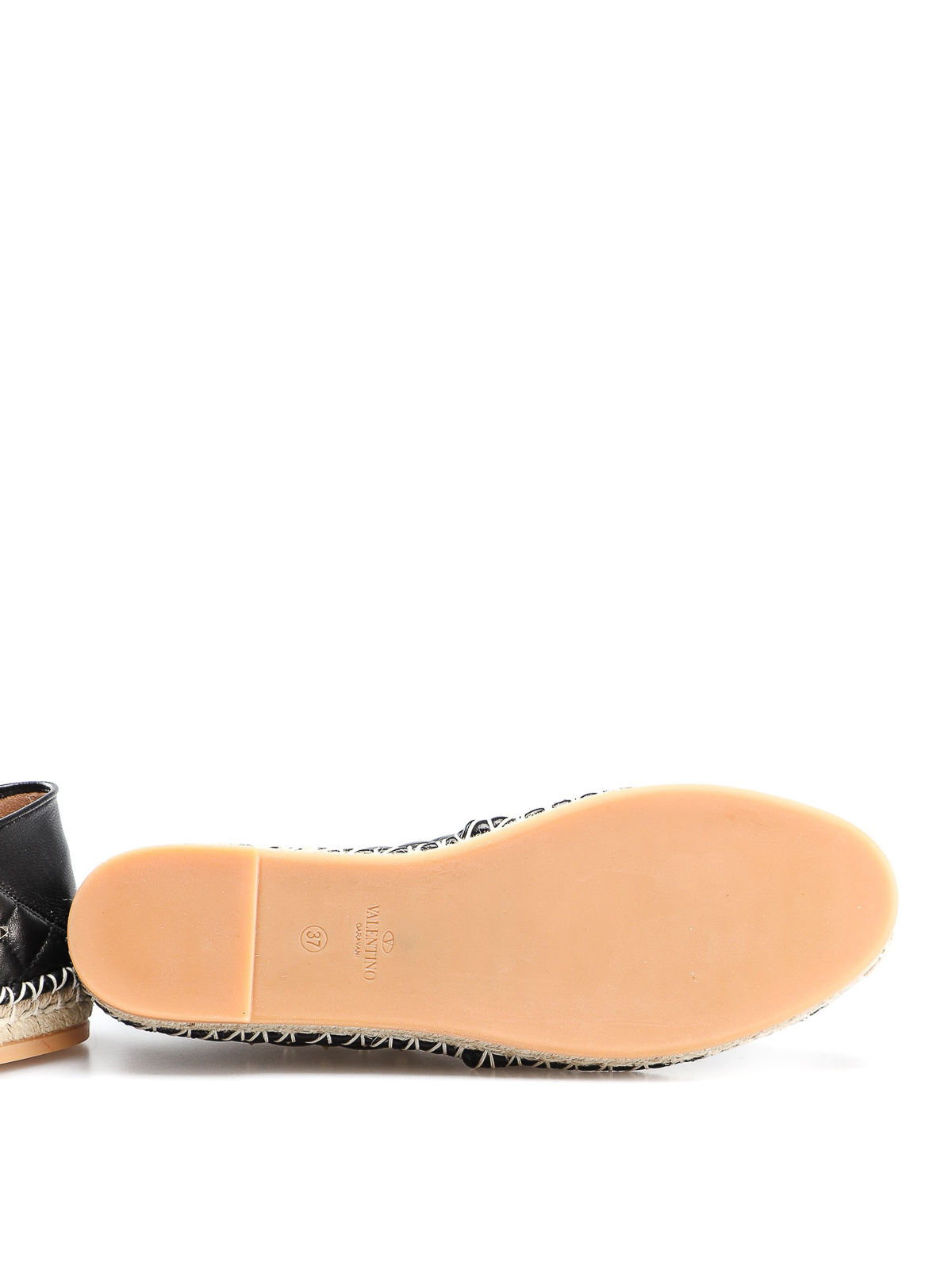 Valentino Garavani Rockstud black quilted leather