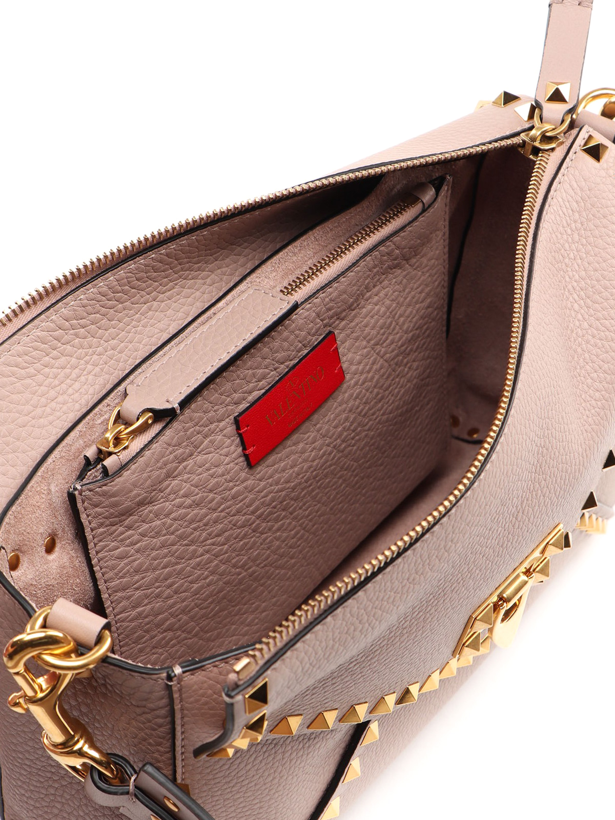 Valentino Rockstud Medium Double Handle Bag