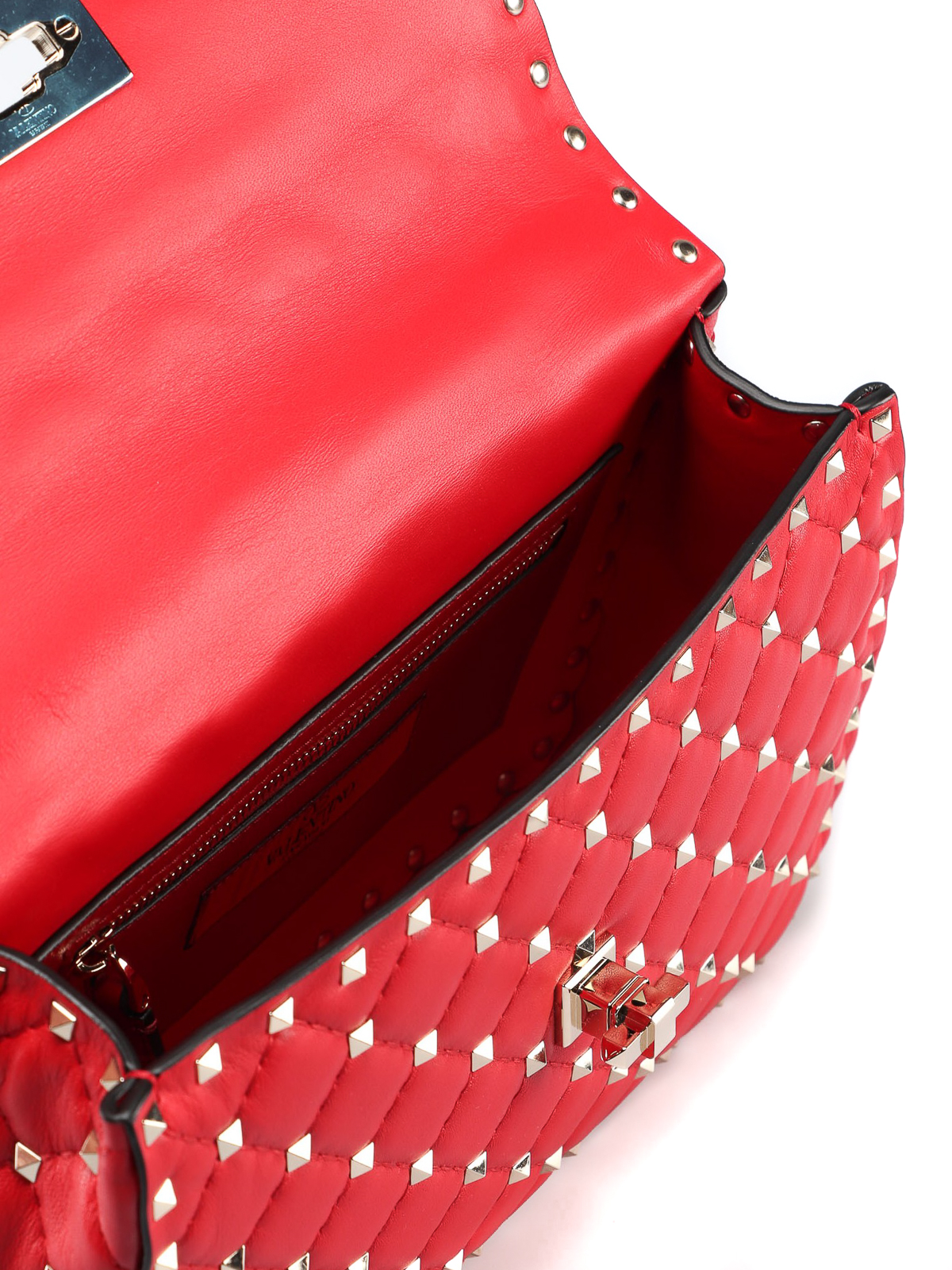 Shoulder bags Valentino Garavani - Rockstud Spike M red bag - RW0B0122NAPJU5