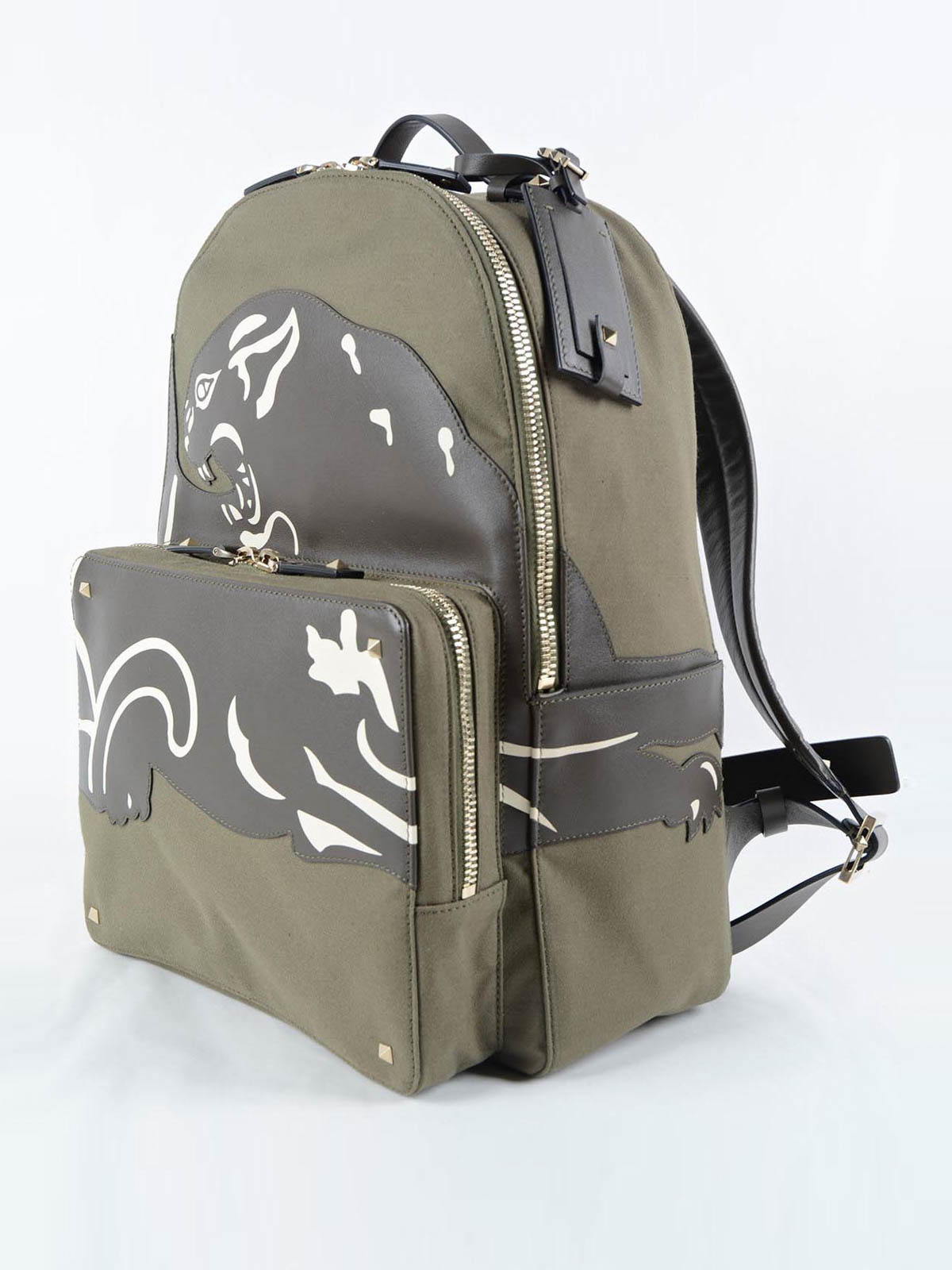 Backpacks Valentino Garavani - Leather panther backpack - MY0B0340RAUY41