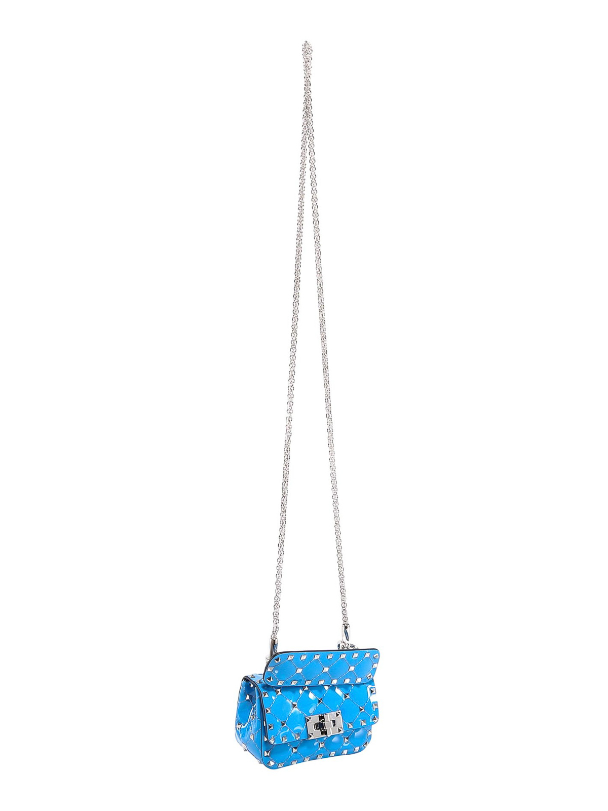 Valentino Garavani Mini Spike It Rockstud Neon Leather Shoulder