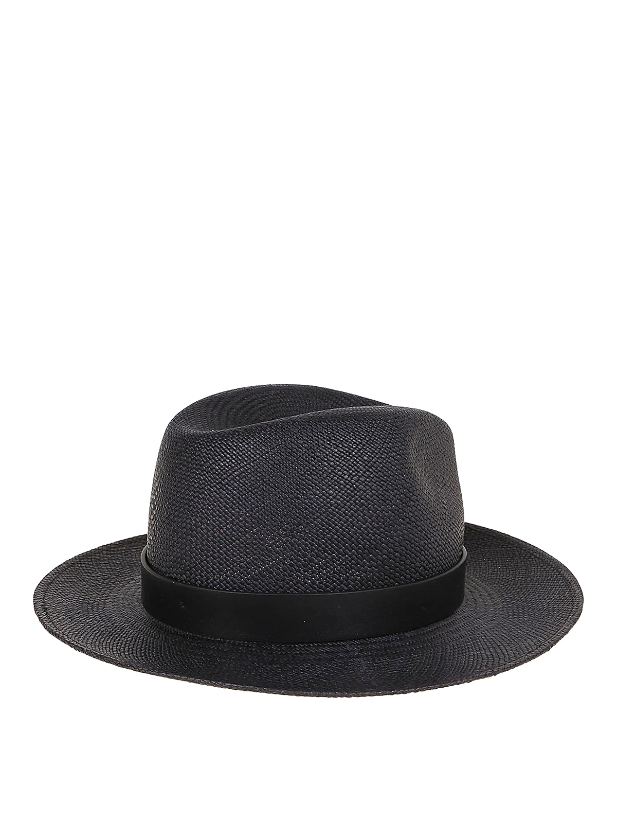 Valentino Garavani Straw fedora hat - Black - Men|VW2HAA31KZN0NO