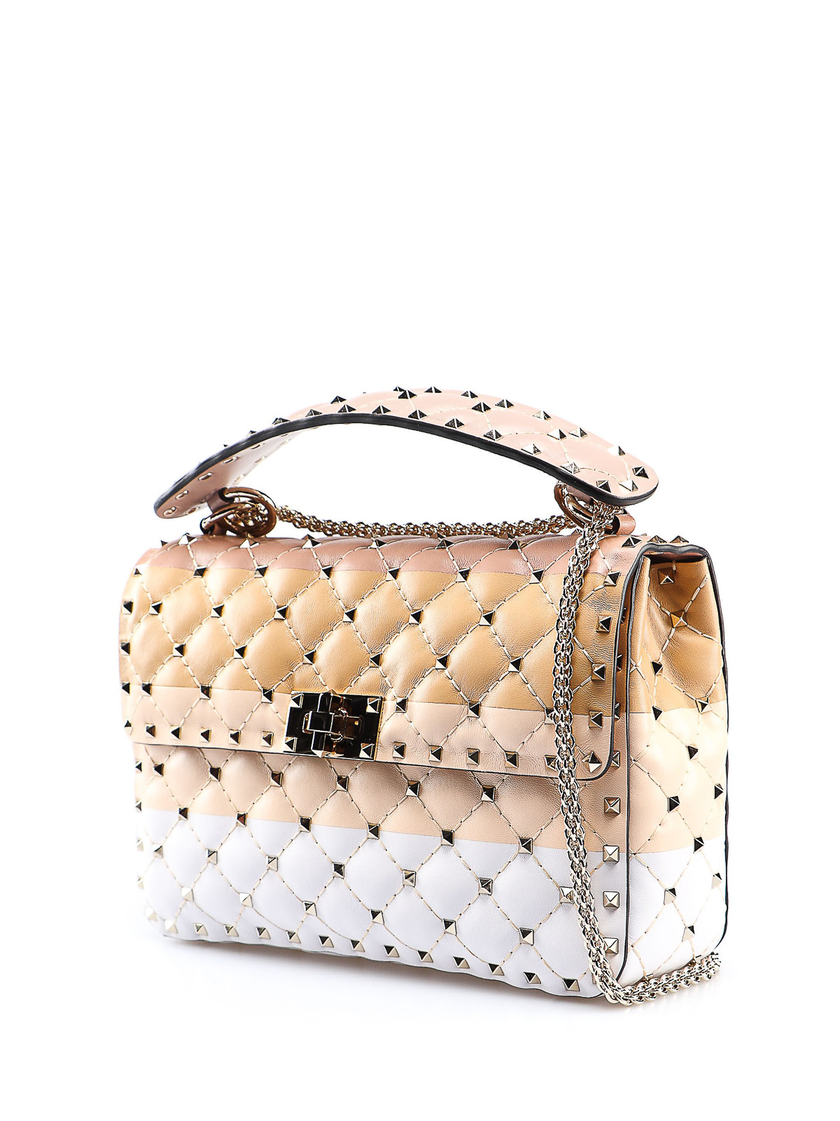 VALENTINO Lock It Rockstud Small Multi Colour Crystal Shoulder Bag - New