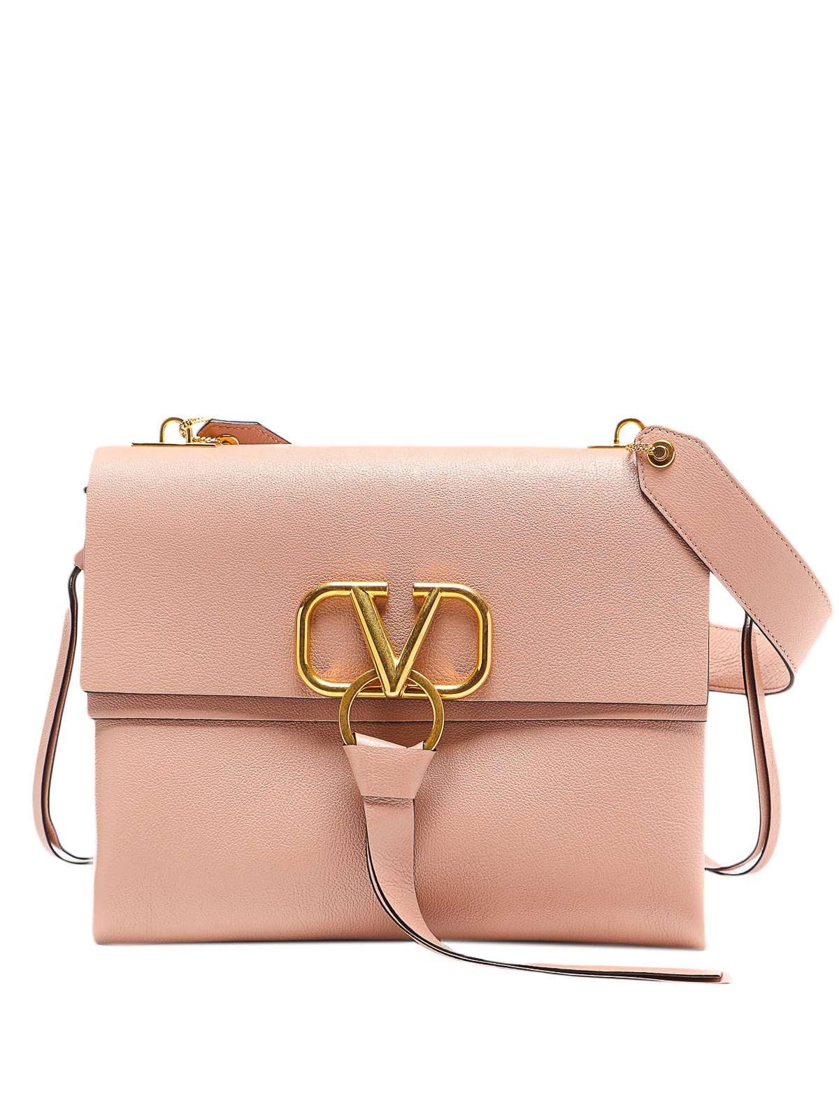 Shoulder bags Valentino Garavani - Medium V-ring leather shoulder