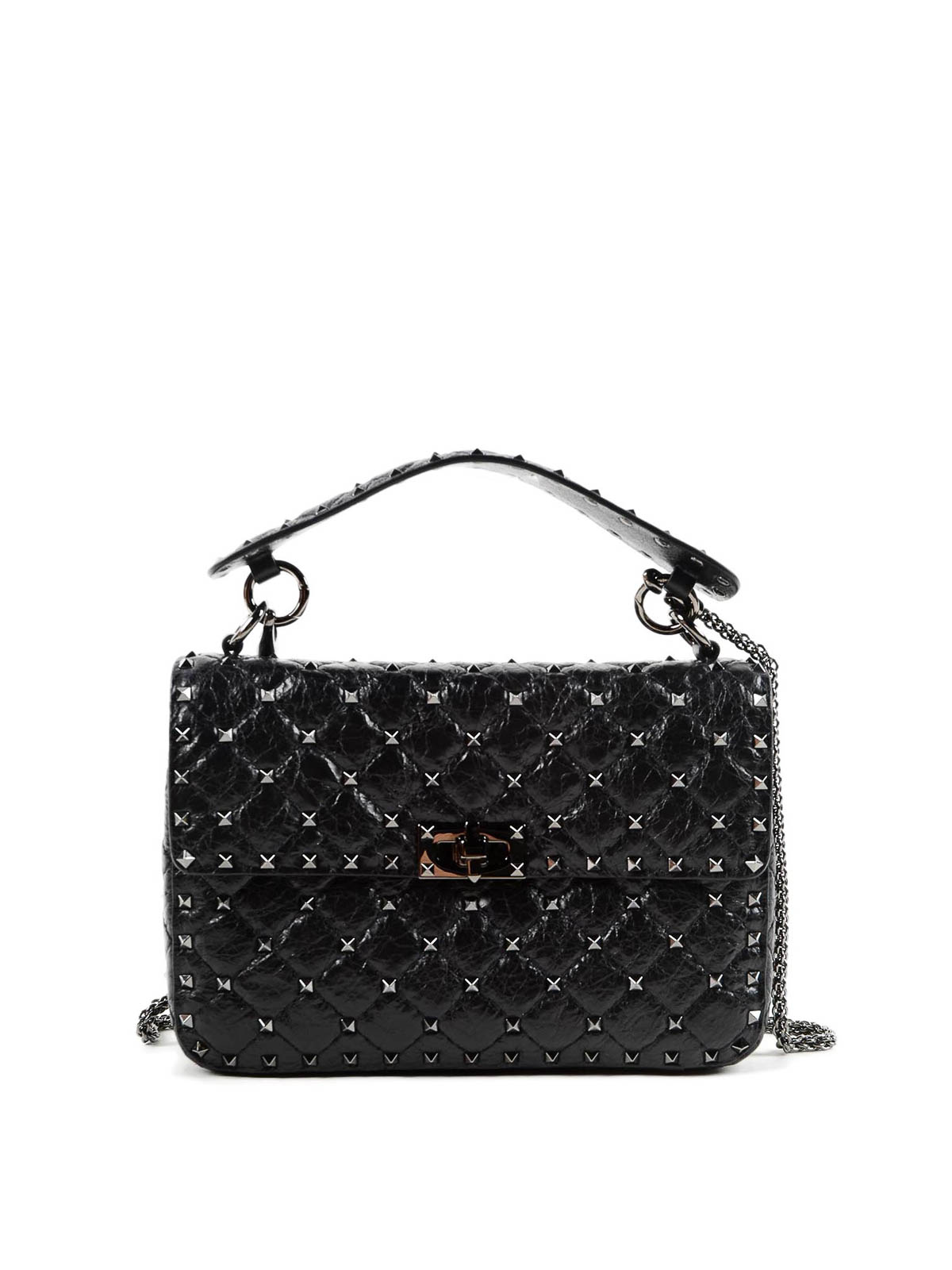 Valentino black best sale purse with studs