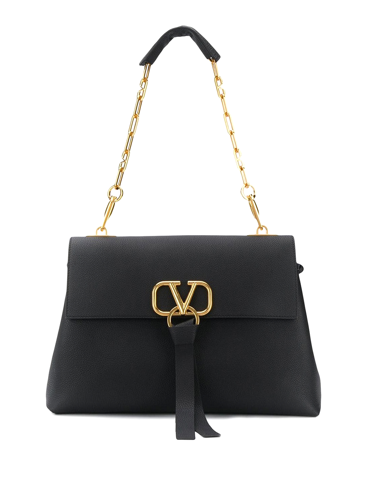 Shoulder bags Valentino Garavani - VRing black leather bag