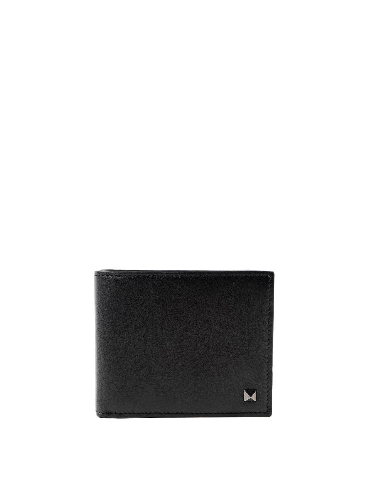 Valentino Garavani 3D STUDS BI-COLOUR BI-FOLD WALLET