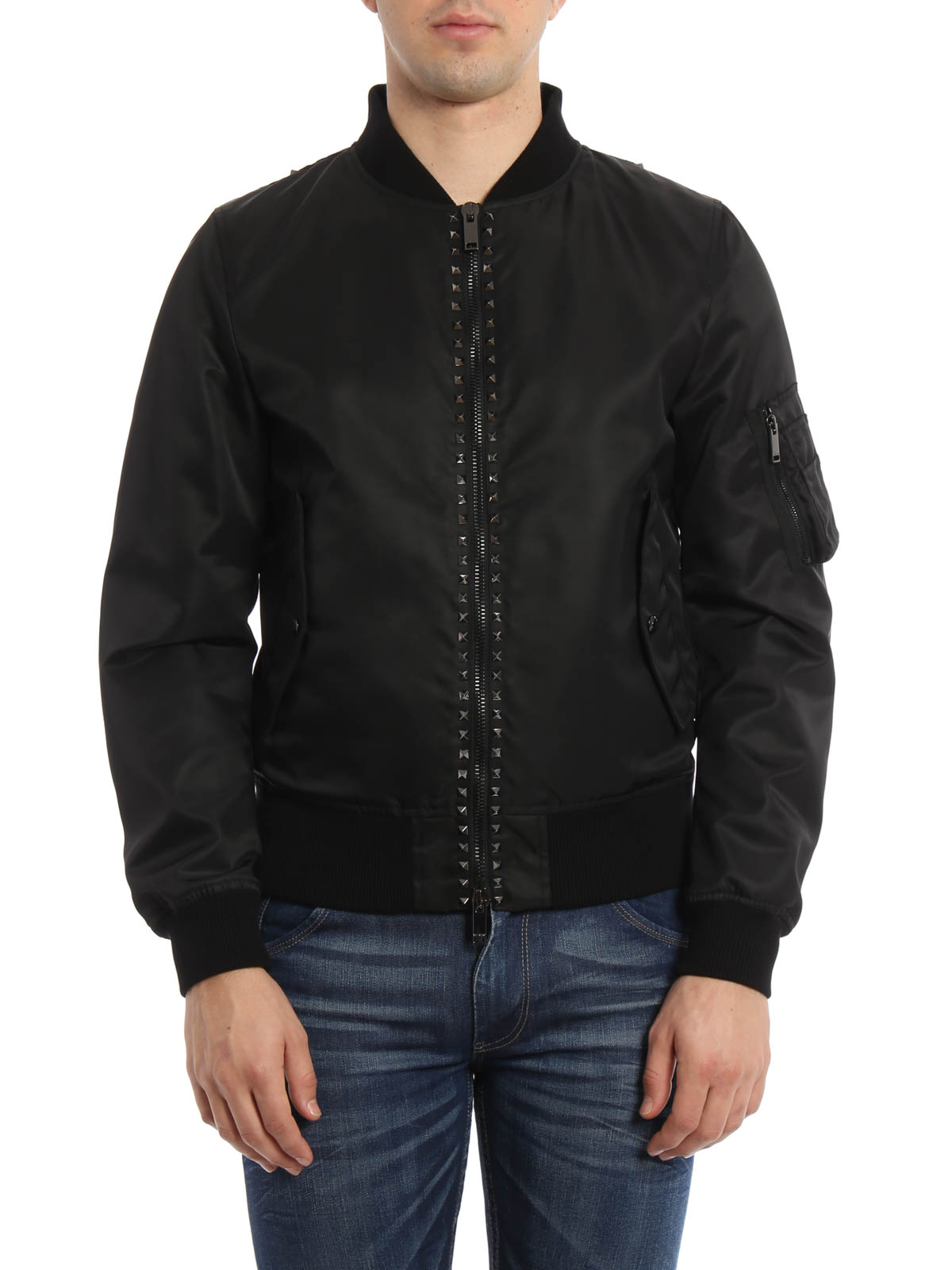 Valentino Garavani 15. Rockstud Untitled bomber | MV3CI1602KP0NO