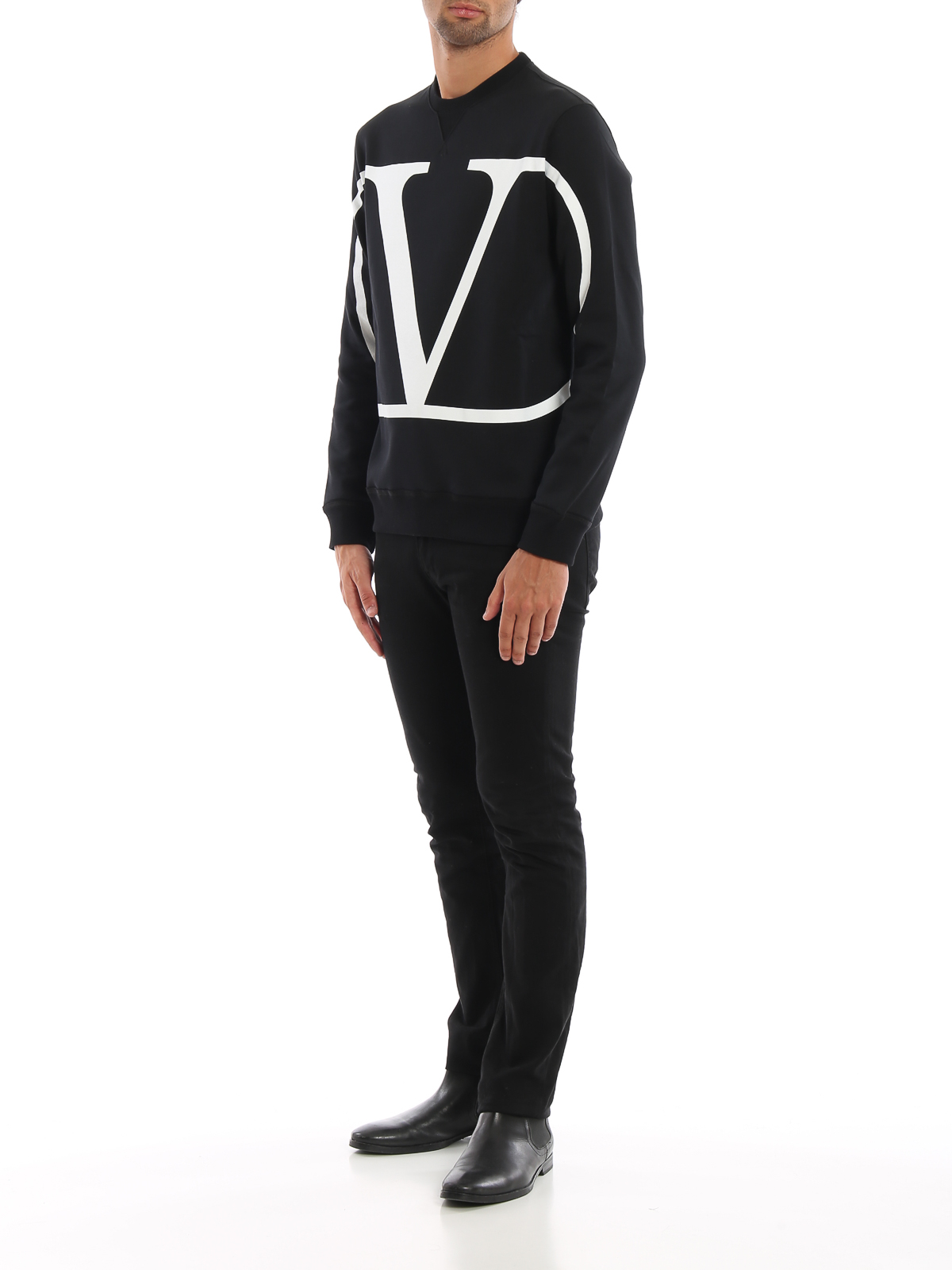 VALENTINO ロコフリントスウェットシャツ WV3MF18W7GF 022 VALENTINO GARAVANI - Chez Valentino sweatshirt | Leam Roma