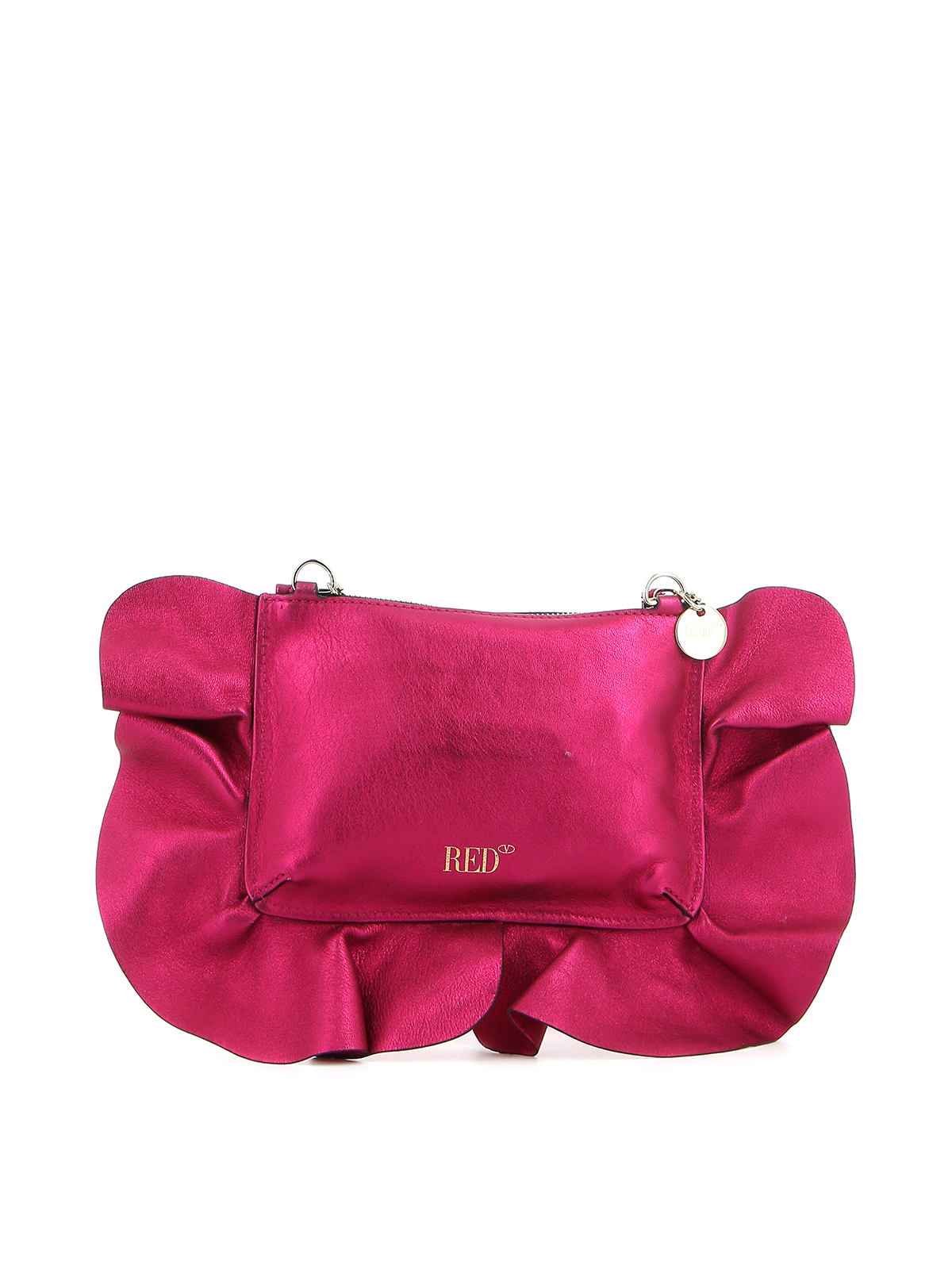 Valentino red online clutch