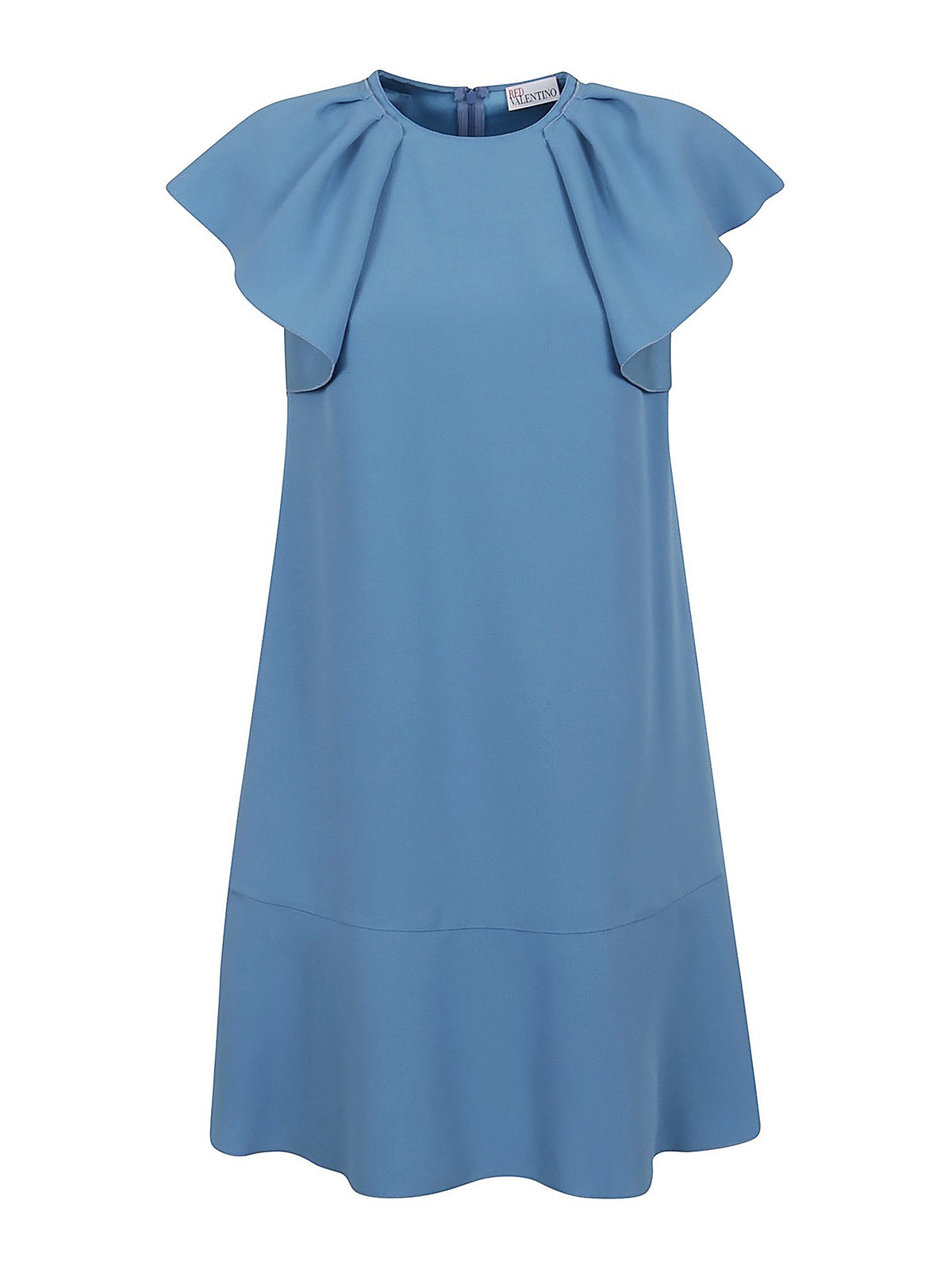 Valentino Red Tech fabric dress - Light Blue|VR3VAY200F1A60 Valentino Red Tech fabric dress - Light Blue|VR3VAY200F1A60