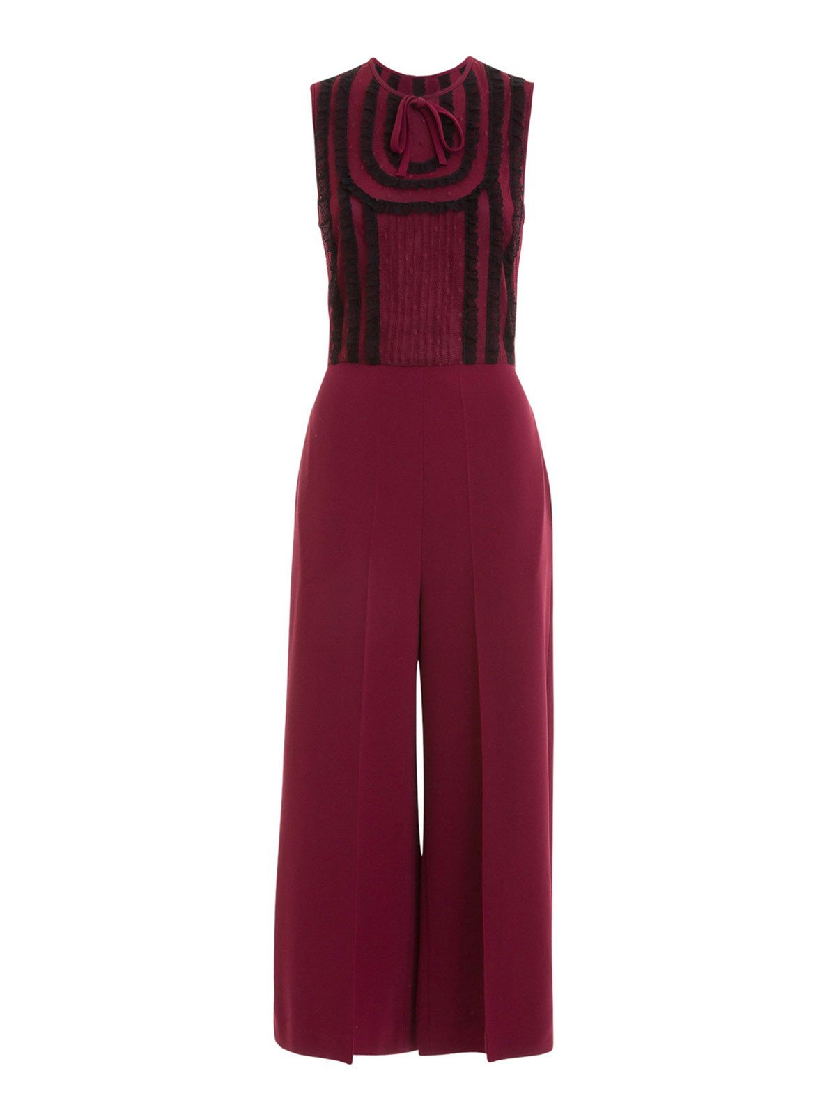 astronaut Bluebell kæmpe stor Jumpsuits Valentino Red - Knitted stretch jumpsuit - LR3VE0912FWAR0