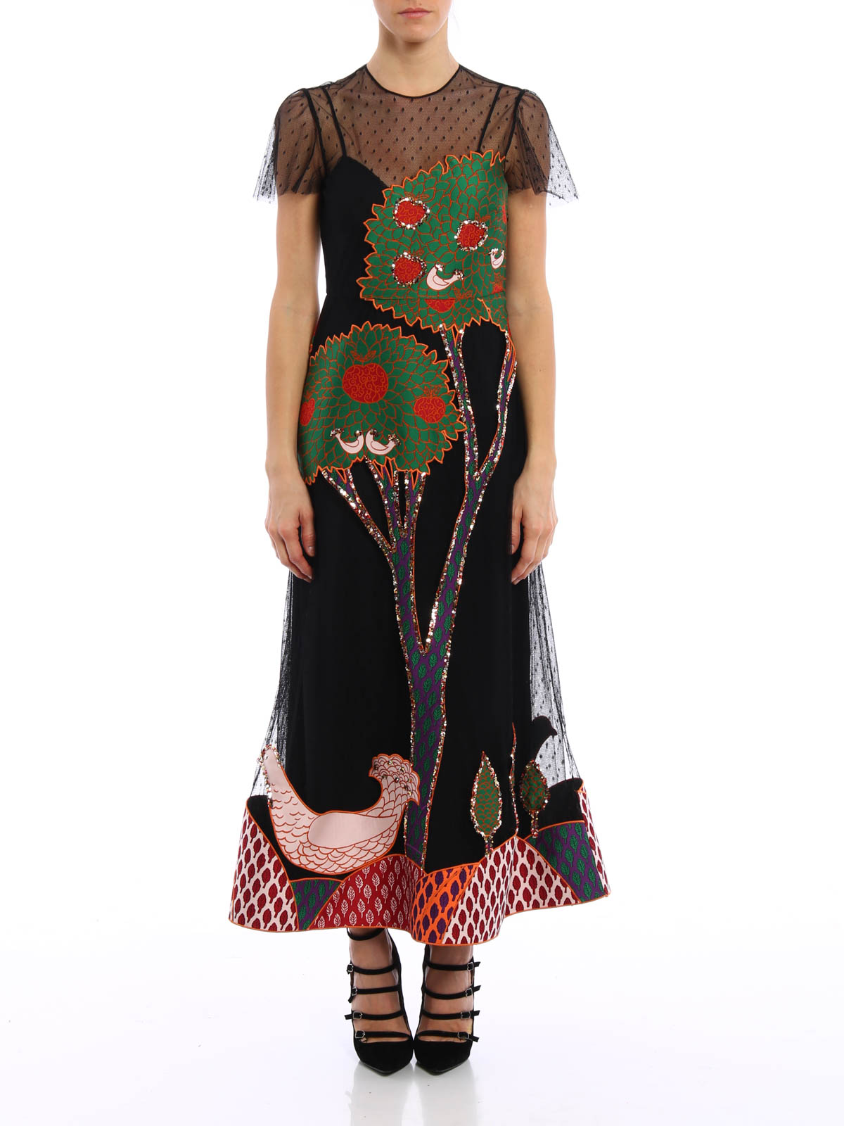 chinese dress ladies Sheer Lace Layering Dress in Mocha – Modern Millie main image 1
