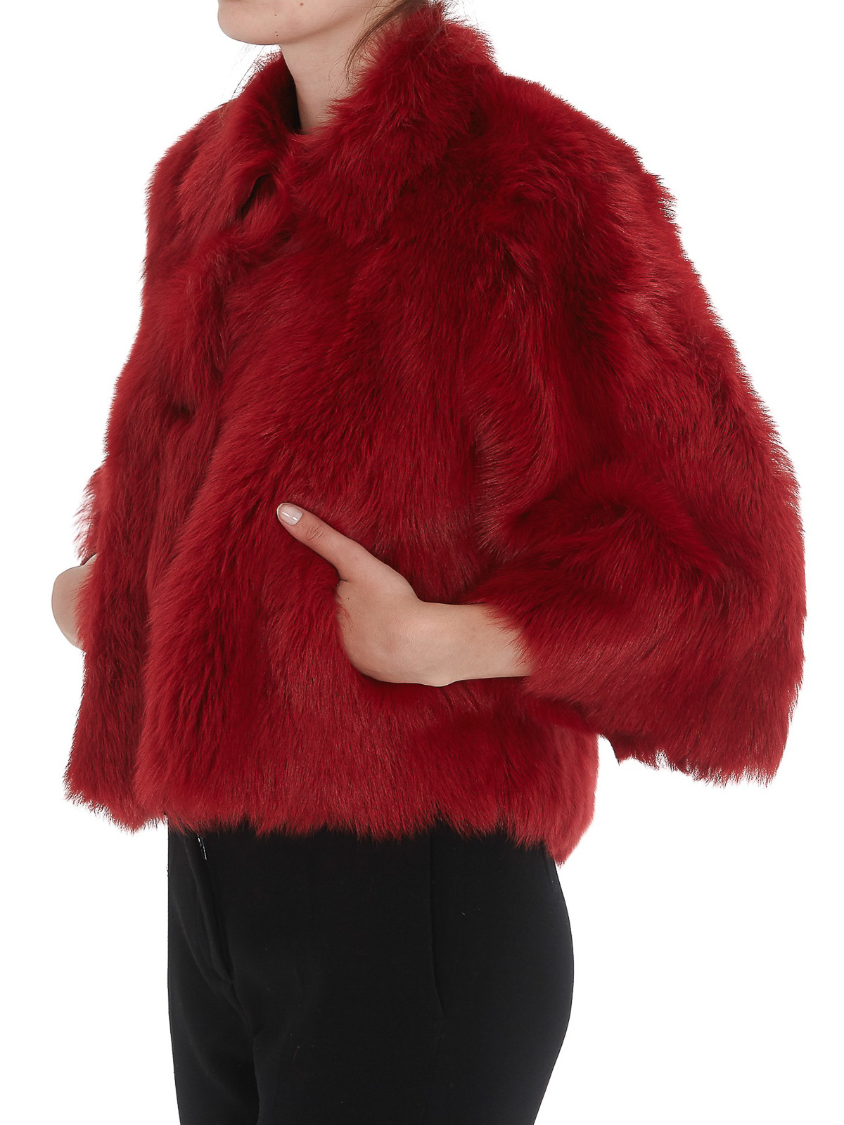 Fur & Shearling Coats Valentino Red Reversible real fur - SR3NA01D4BTD05