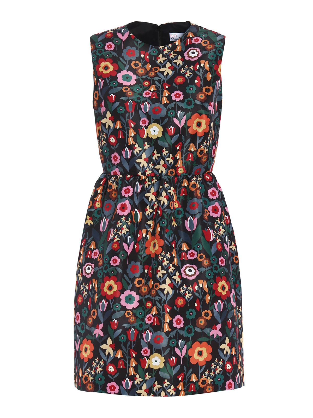 Short dresses Valentino Red - Fancy Flower printed dress