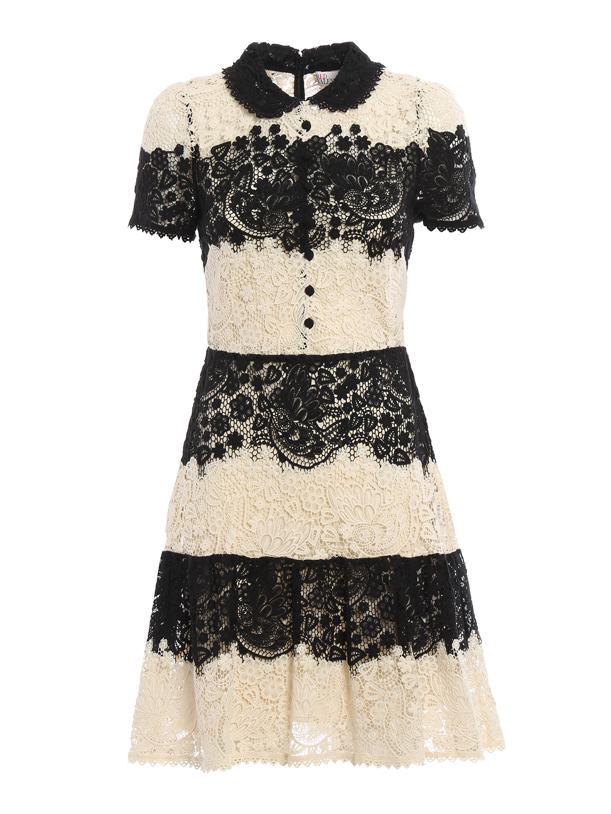 Valentino Red Ruched tulle dress - Light Beige | MR3VA04Q2SB404