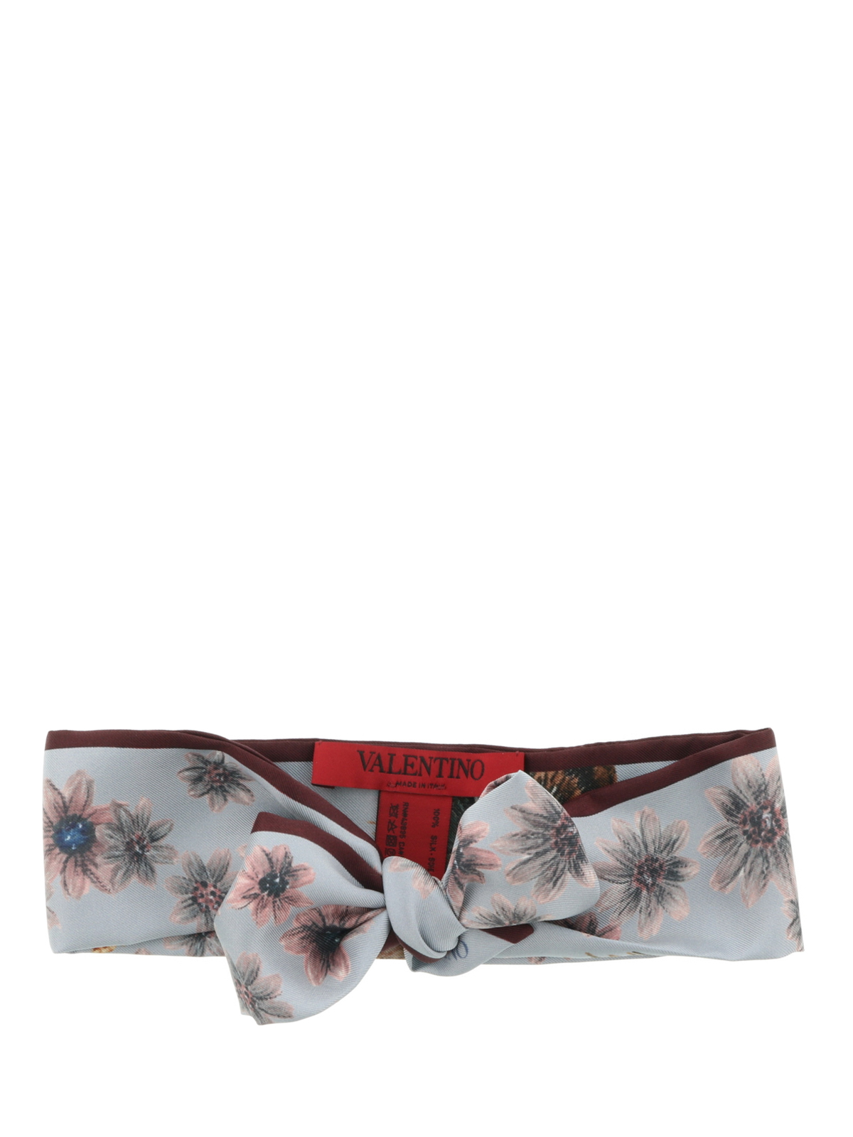 Printed silk bandeau scarf - Valentino Garavani - Women