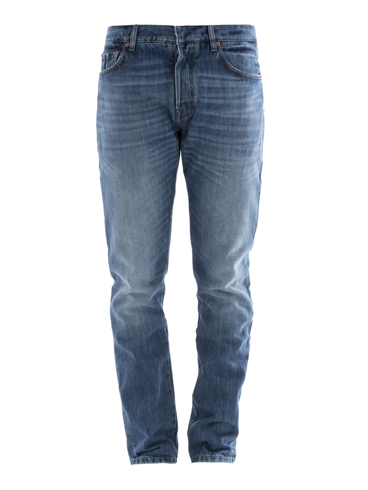 Valentino レギュラーフィットジーンズ ブルー FW24/25 Valentino Garavani high-rise wide-leg Jeans | Blue | FARFETCH