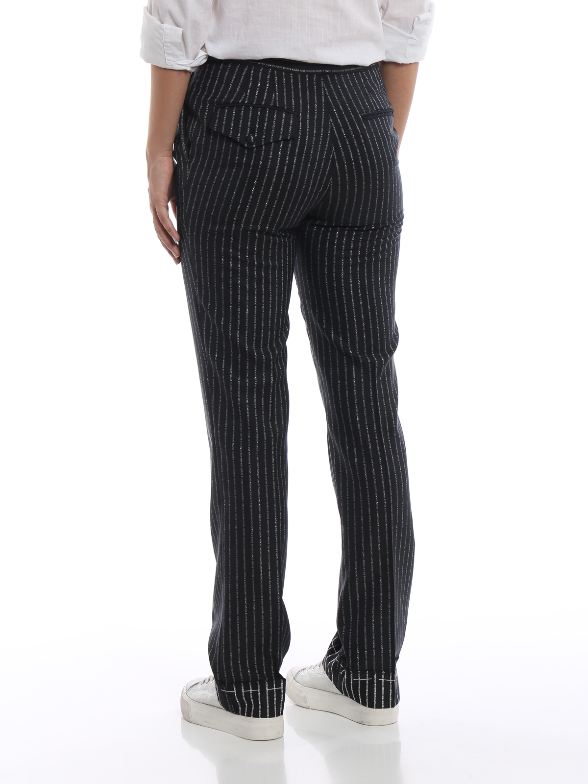 Tailored & Formal trousers Golden Goose - Venice logo pinstripe