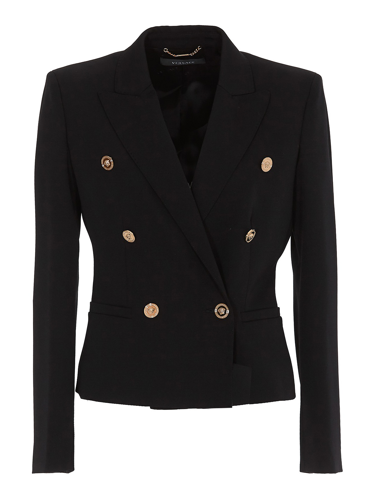 Versace Medusa buttons wool blazer - Black|A87128A226027A1008