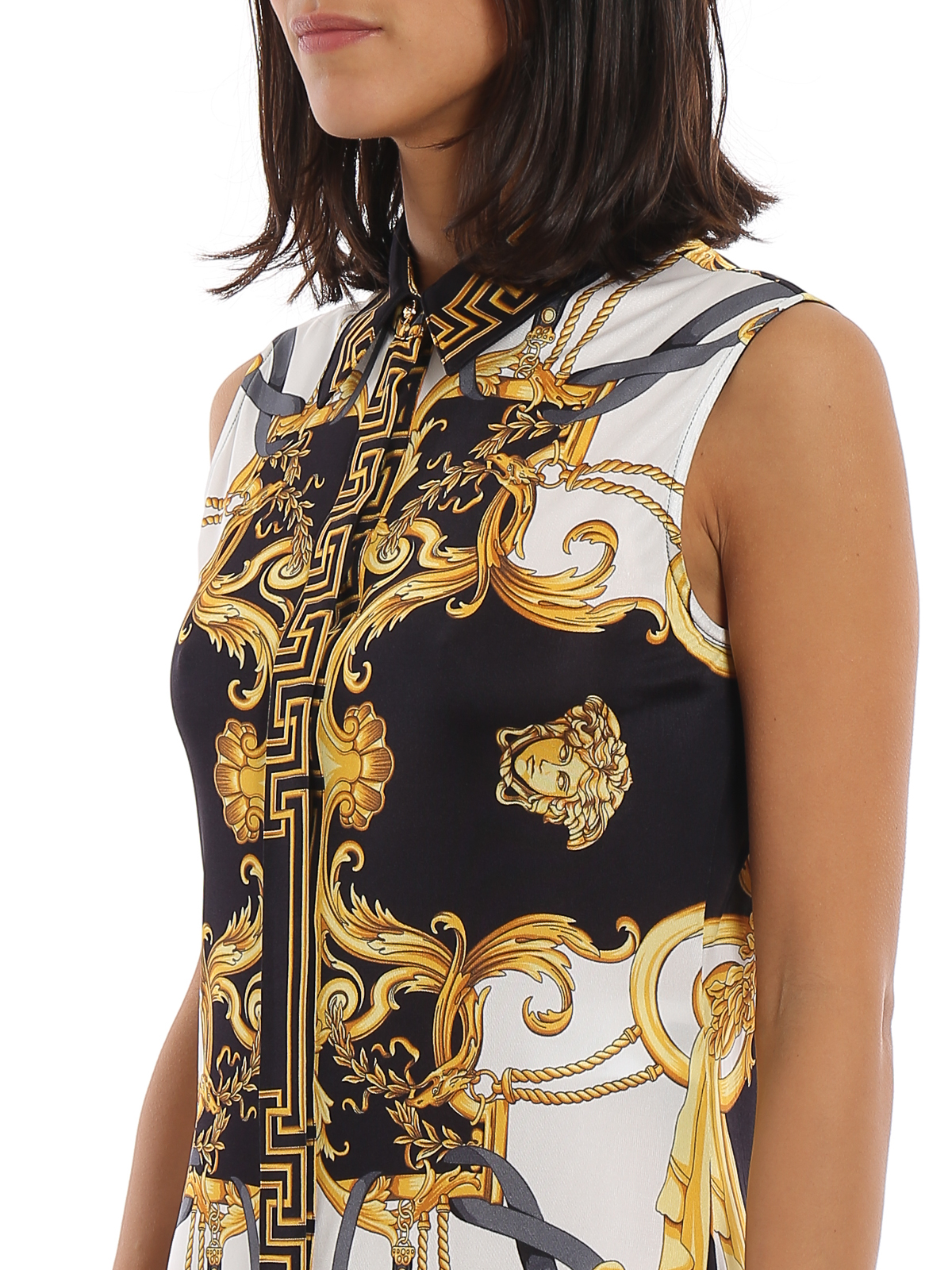 Versace print shirt clearance dress