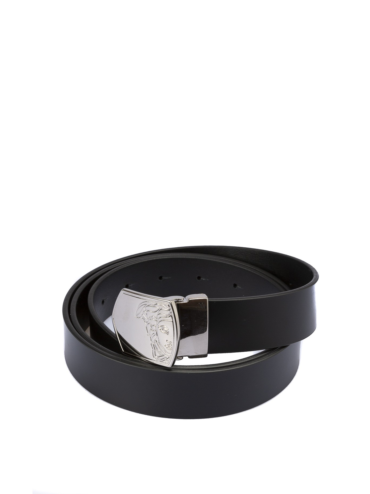 Belts Versace Collection - Medusa Head smooth leather belt -  V910238VM00432V000