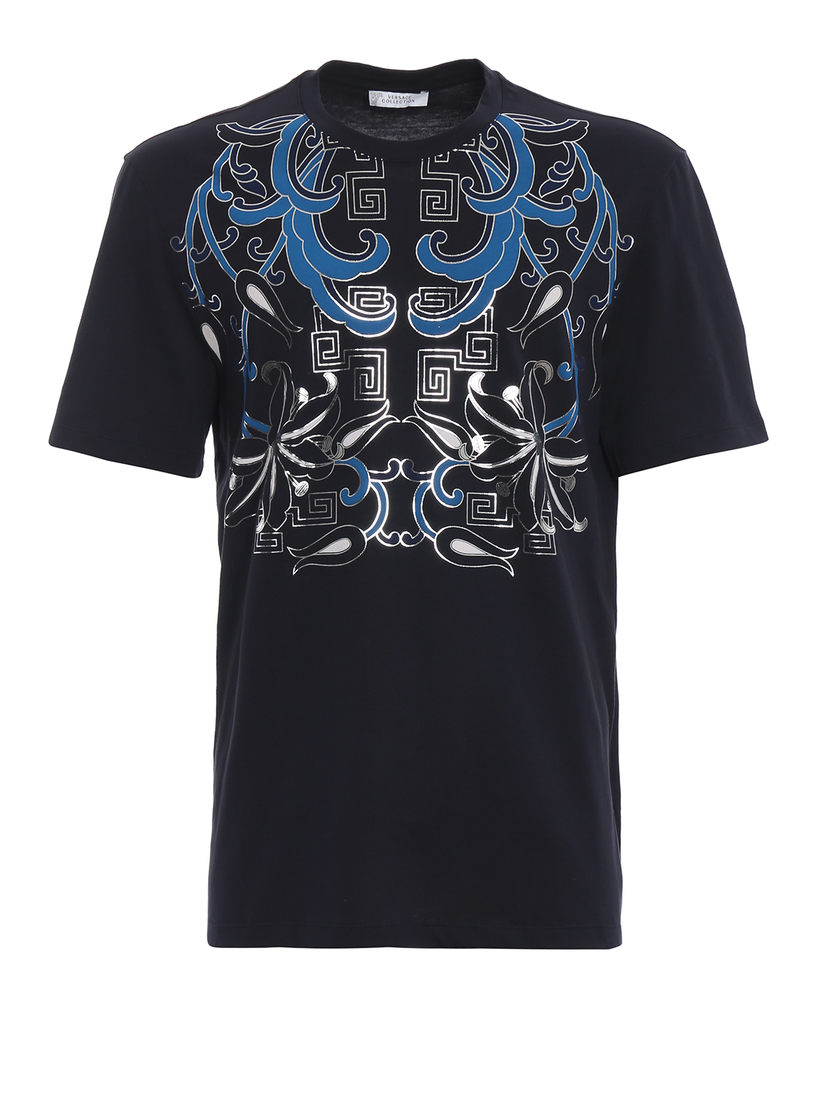 Versace collection best sale blue t shirt