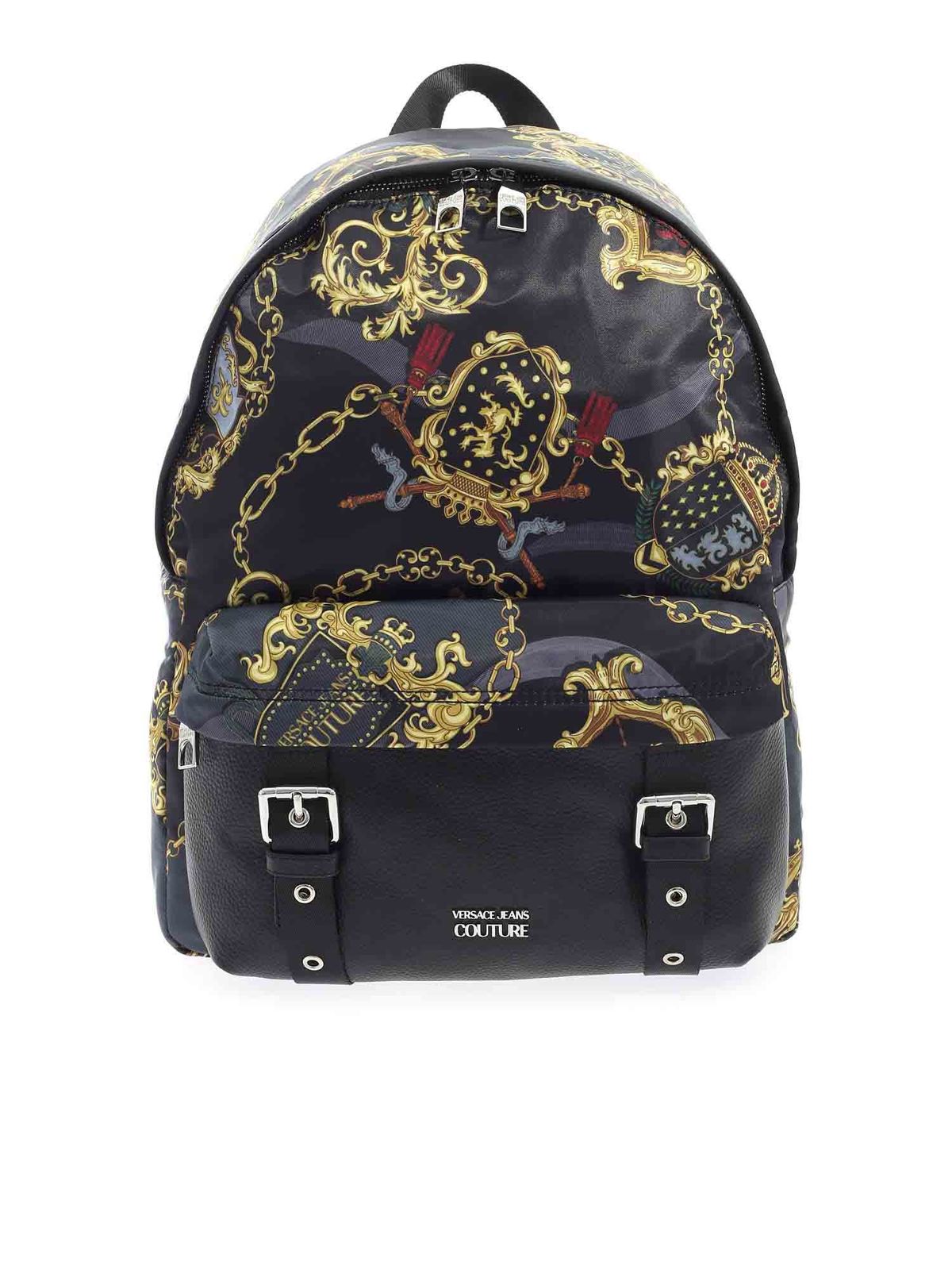 Backpacks Versace Jeans Couture - Biker multicolor backpack ...