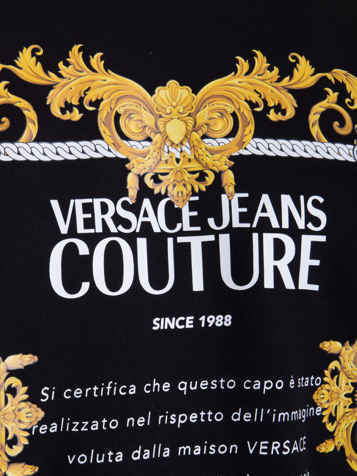 Sweatshirts & Sweaters Versace Jeans Couture - Logo crewneck sweatshirt -  B7GZA7TT30318K42