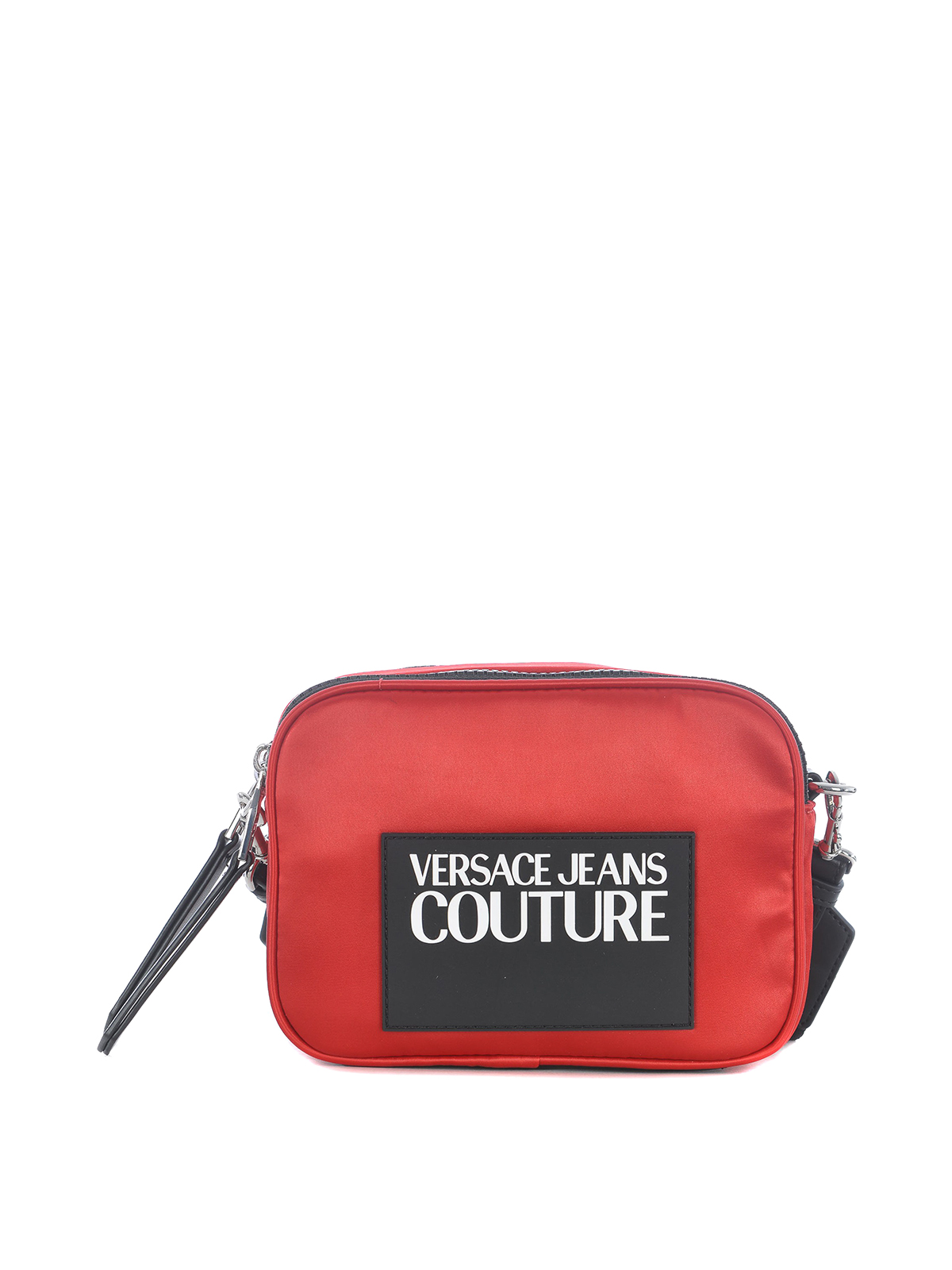 Versace Jeans Couture Red Small Nylon Shoulder Bag with Coin Purse