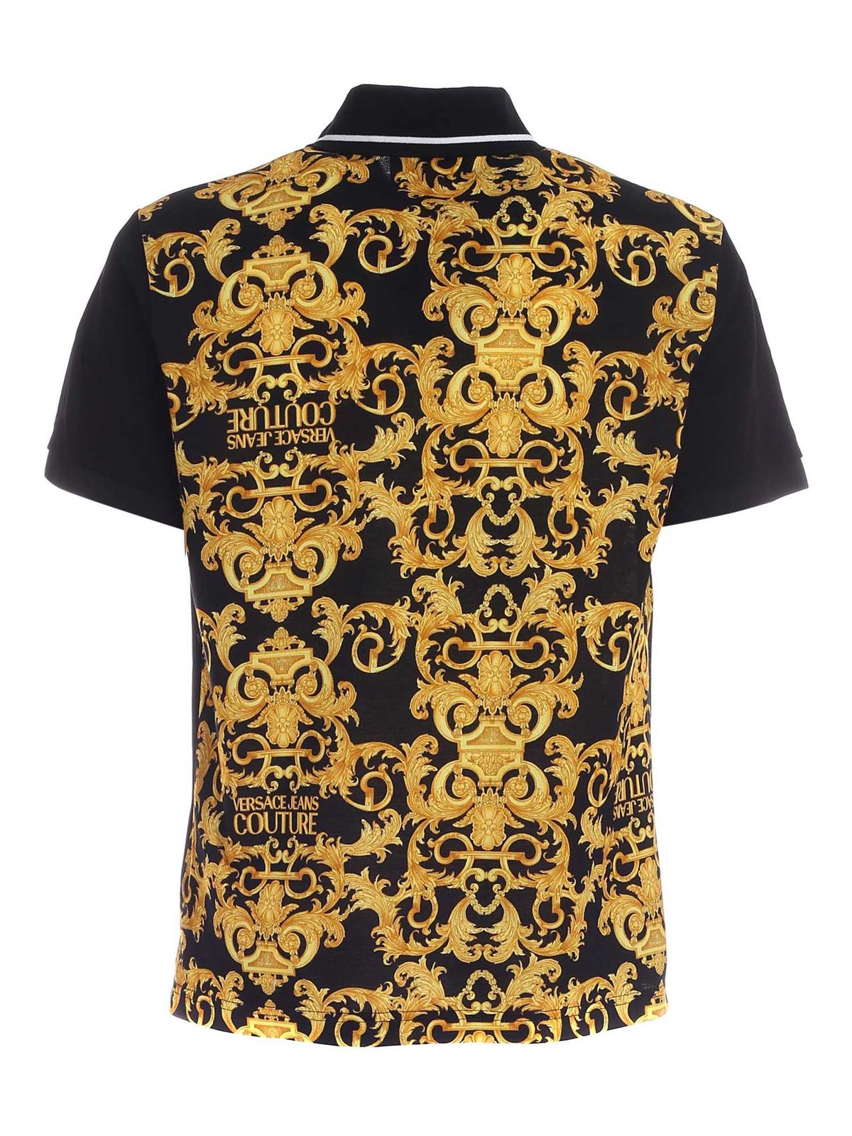 ポロシャツ Versace Jeans Couture - ポロシャツ - 黒 - B3GWA722S0154899