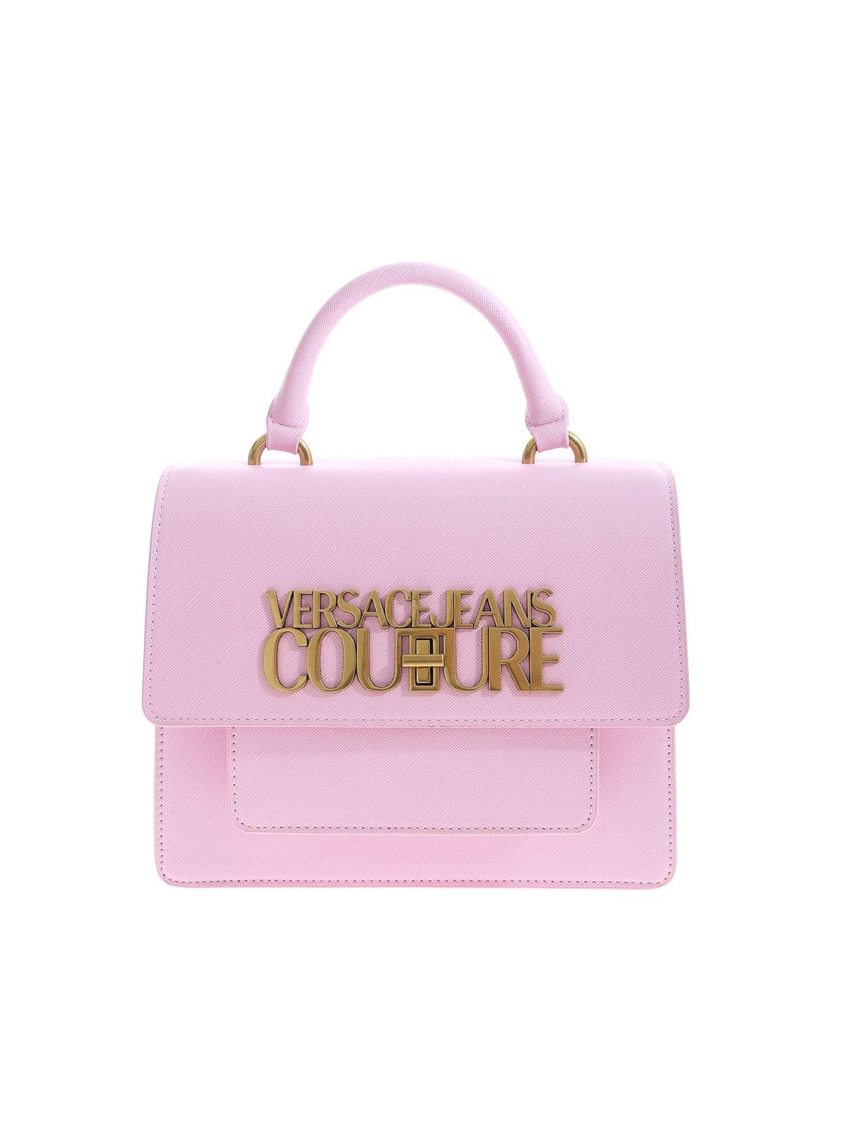 Totes bags Versace Jeans Couture - Logo handbag in pink - E1VWABL571879426
