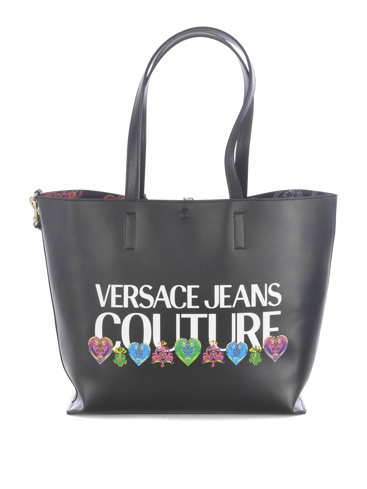 VERSACE JEANS COUTURE トートバッグ ブラック www.krzysztofbialy.com