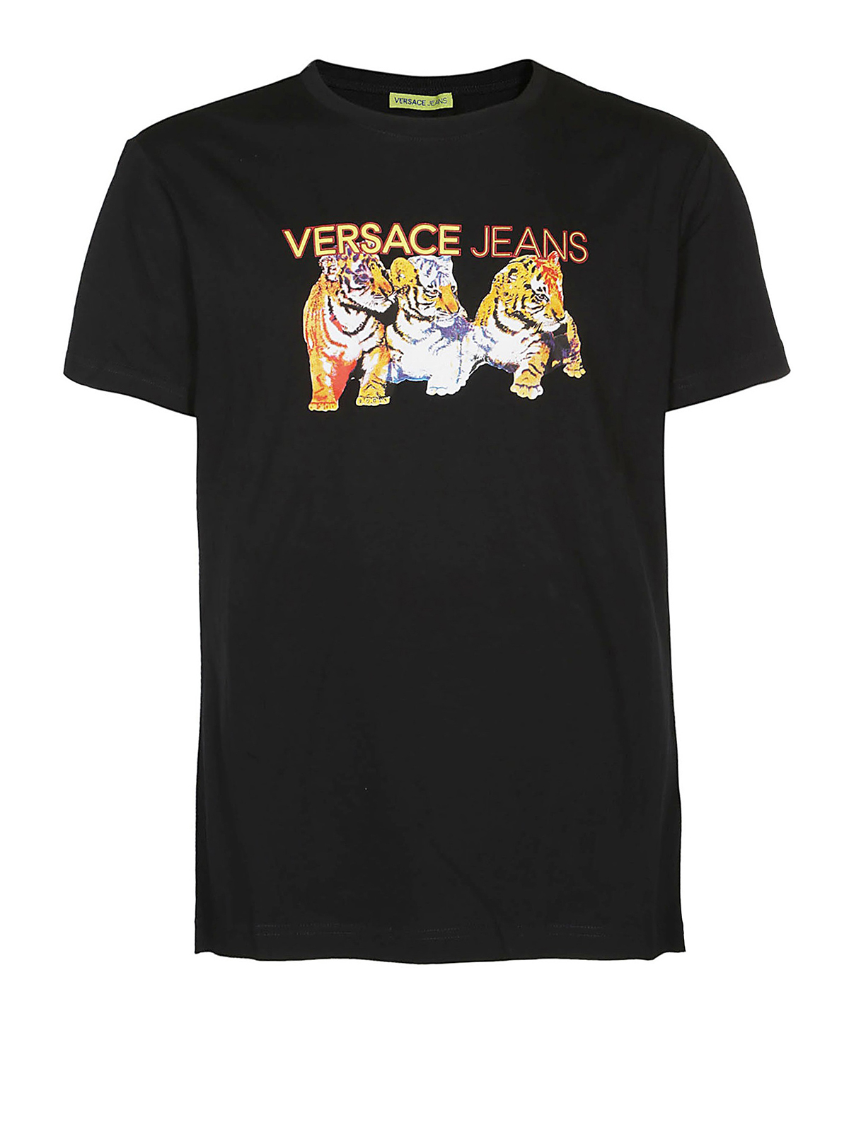 Versace Jeans Black/Gold Tiger T-Shirt - T-Shirts from