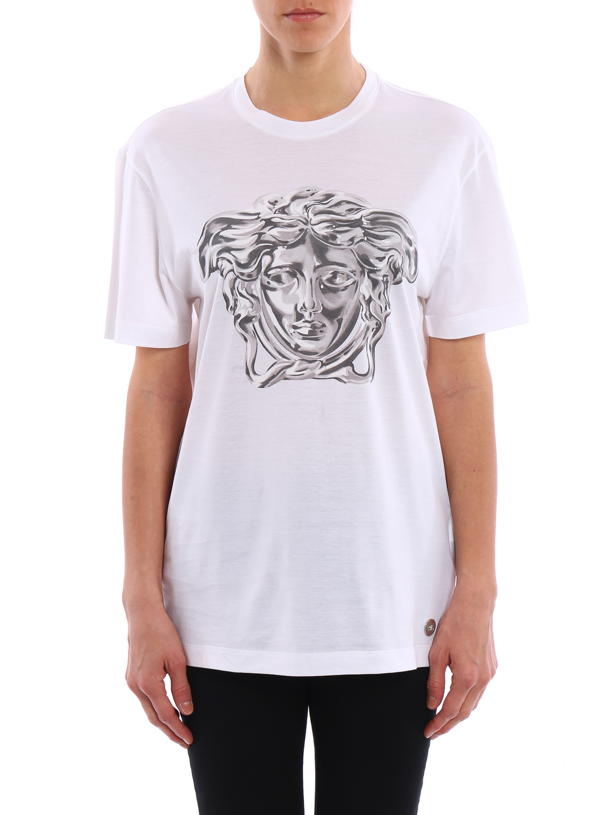 Camisetas Versace - Camiseta Blanca Para Mujer -