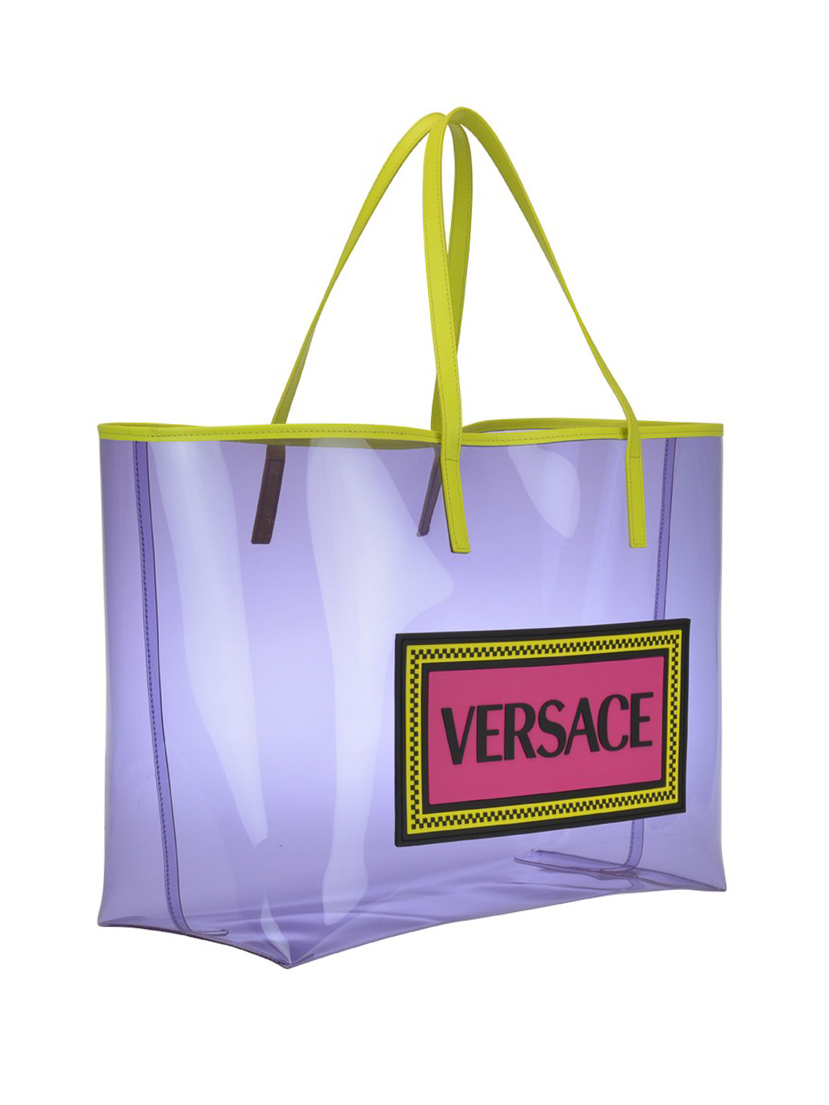 Totes bags Versace - Logo sheer plastic tote - DBFG908D3PVCDLIMT