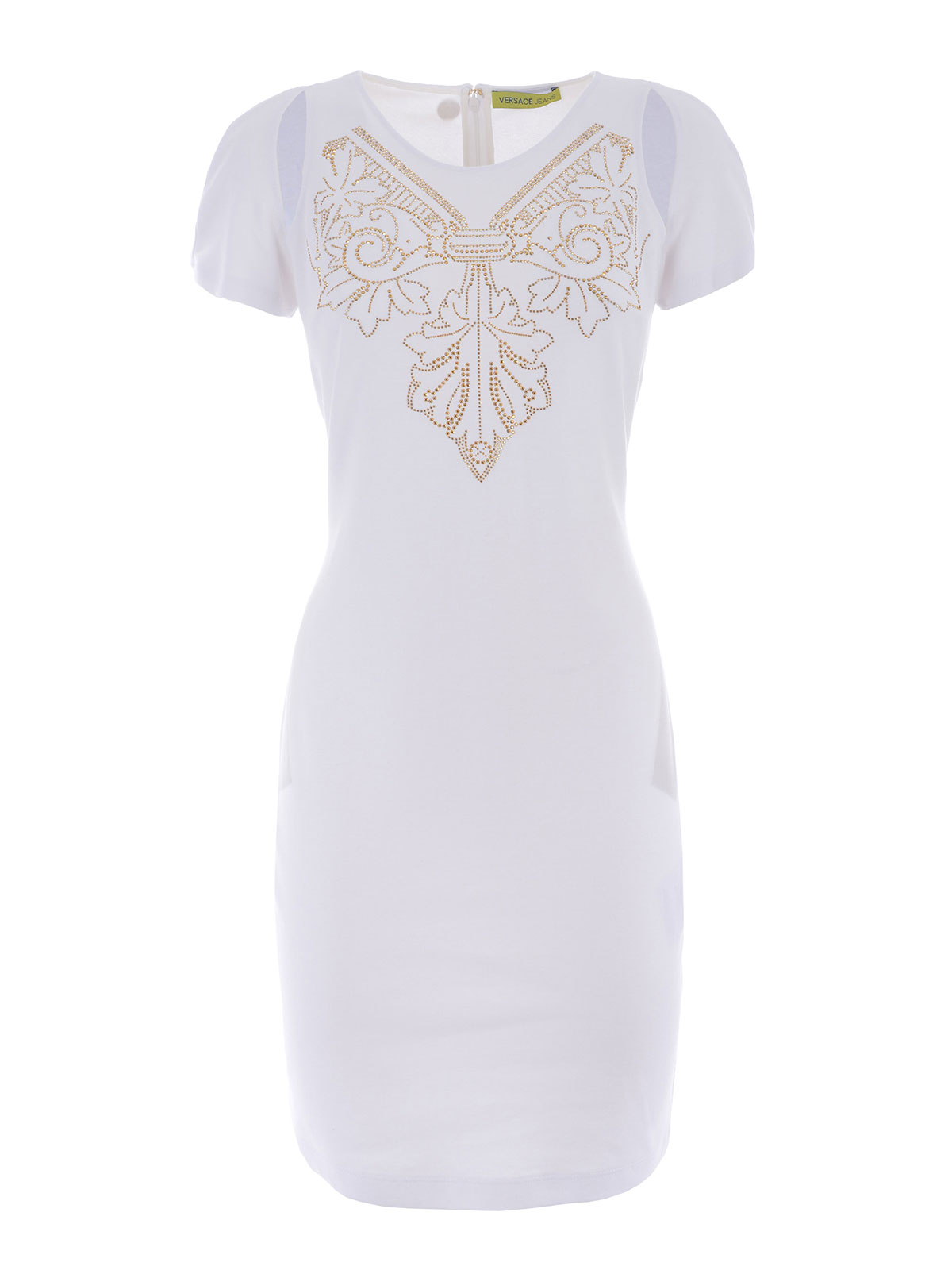 green emerald velvet dress Black Embroidered T-Shirt Dress