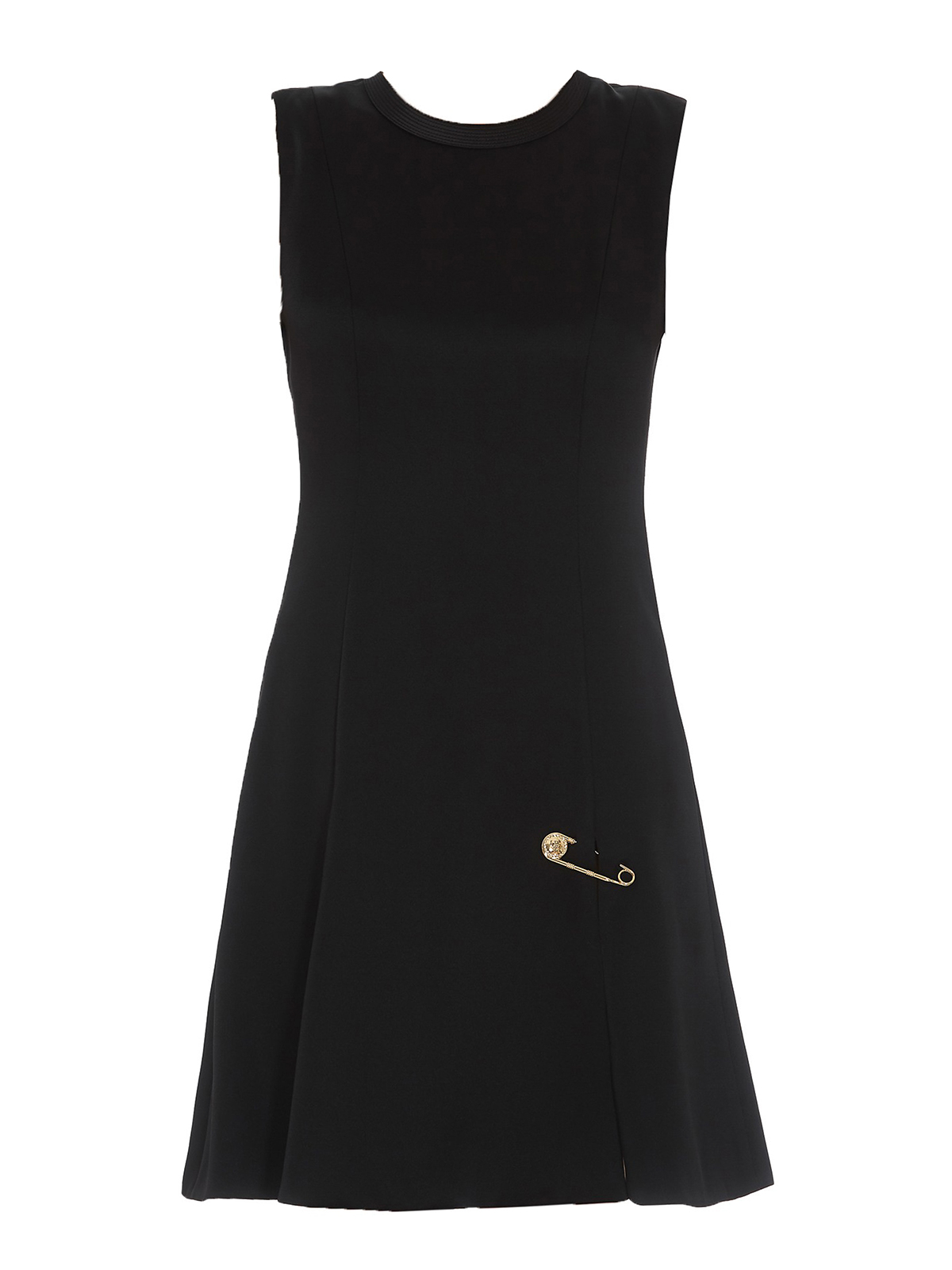Versace Medusa Safety Pin black mini dress | A83377A224536A1008