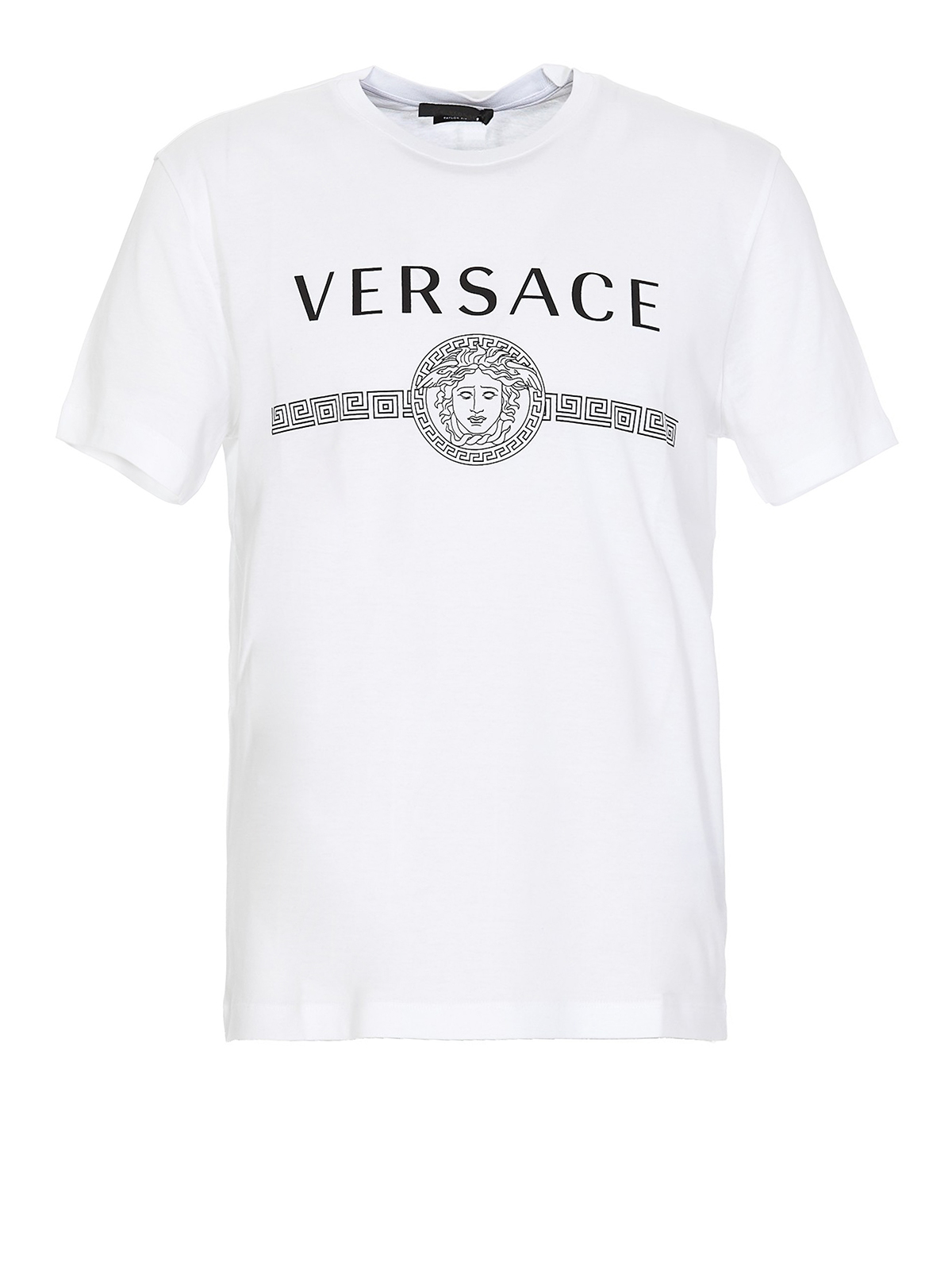 Ud over Reparation mulig dome T-shirts Versace - Medusa Head and logo print white T-shirt -  A83159A228806A1001