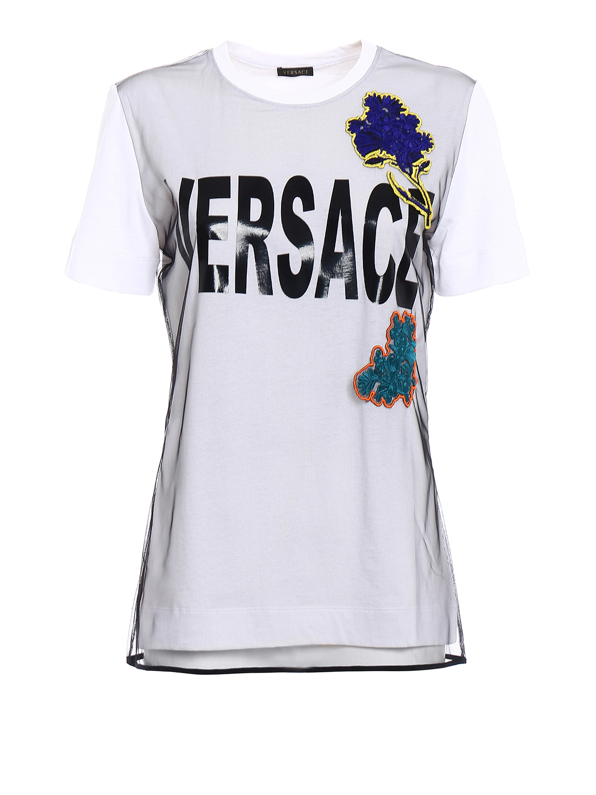 T-shirts Versace - Tulle layer T-shirt - A78430A223874A2048