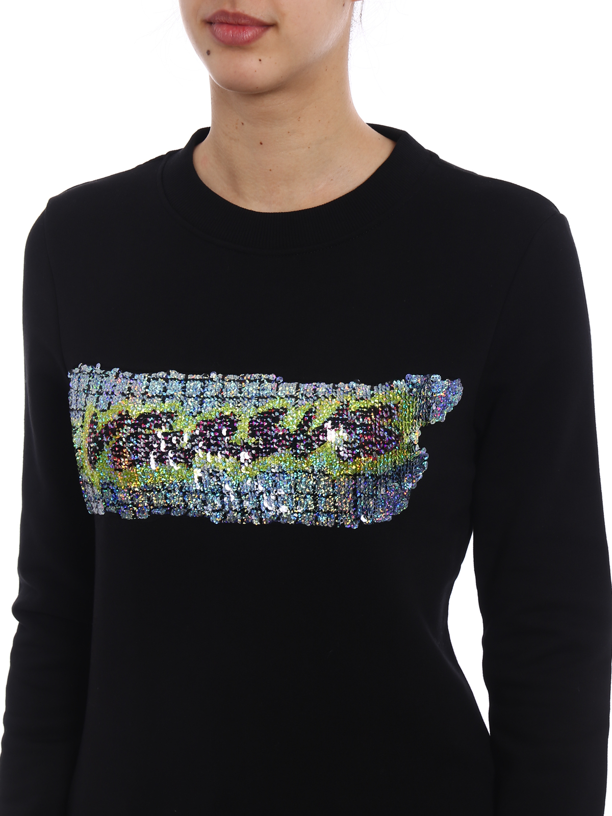 Versace sequin outlet sweatshirt